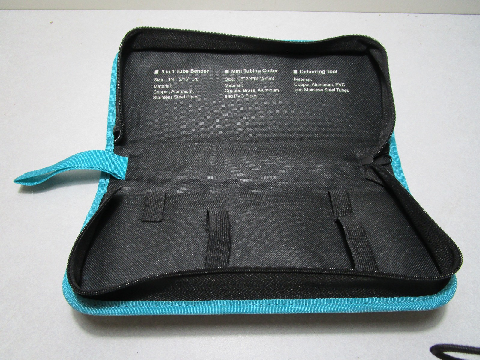 Tube Bending Tubing Bender 180 Degrees, 3-in-1 Manual EMPTY TOOL BAG CASE READ