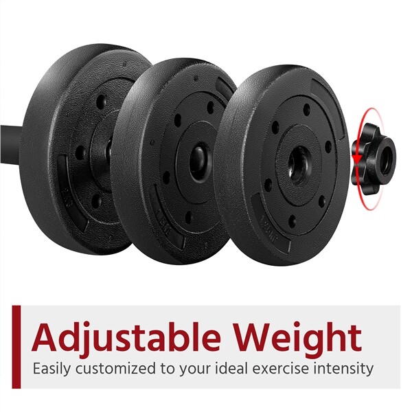 Dumbbell Set 44 LB Adjustable Weight Set for Men & Women Body Building Training