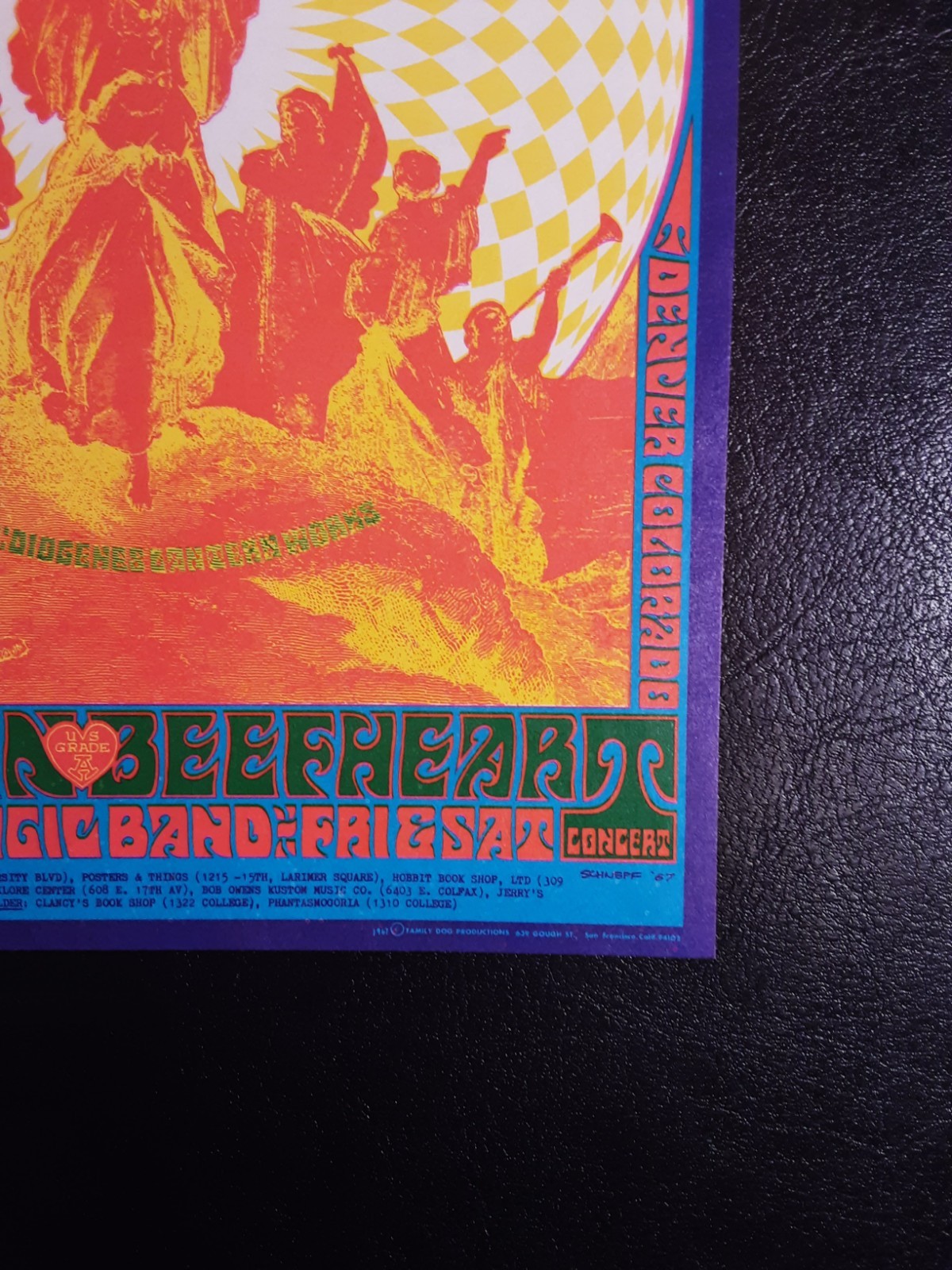 FD-84 postcard / The Doors / Captain Beefheart