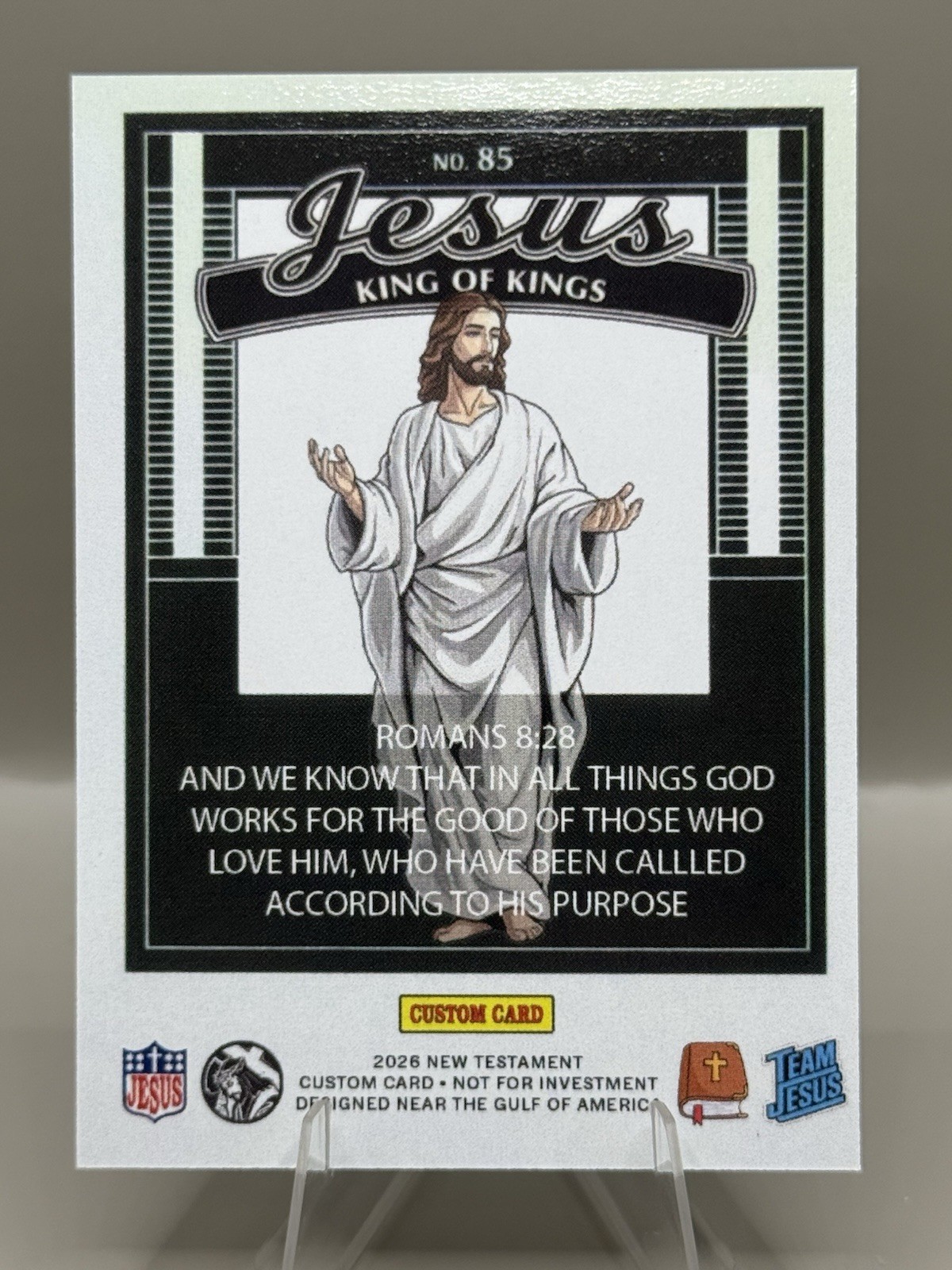 Jesus Custom Card Downtown Nazareth New Gold Design King Of Kings Free Shipping