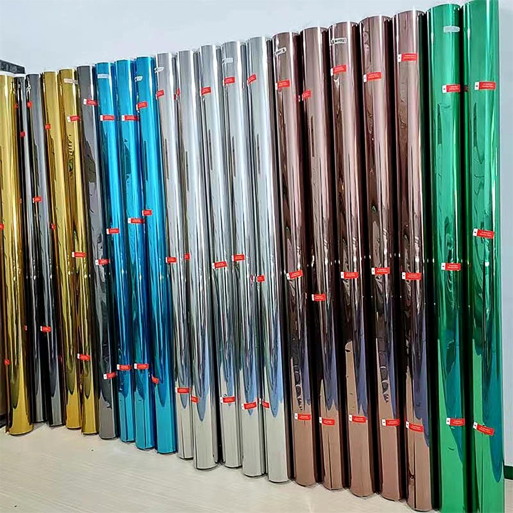 Window Tint One Way Mirror Film UV Heat Reflective Home Office Heat Insulation