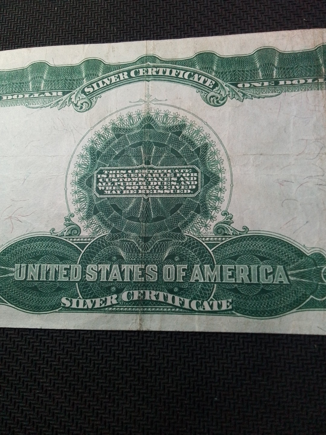 (1) $1 1899 "BLACK EAGLE" Silver Certificate, Fr-233 EF Condition.