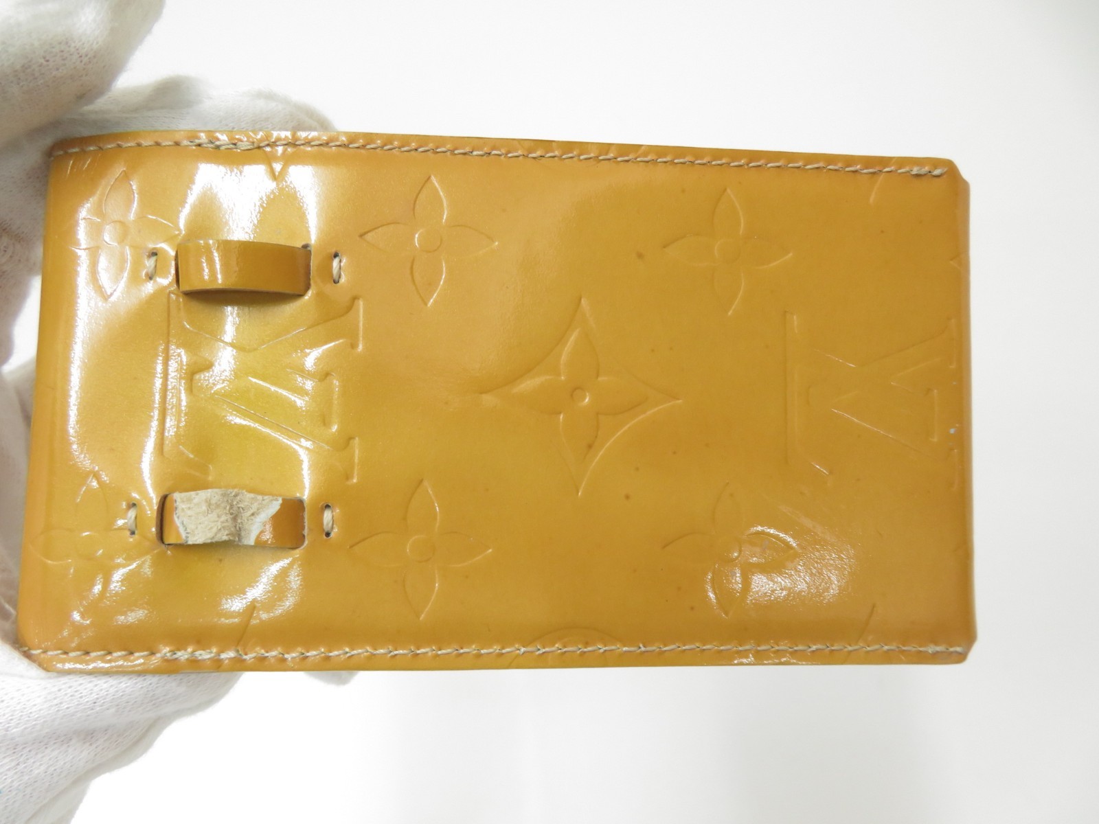 LOUIS VUITTON Cigarette Case Monogram Vernis shoulder bag F#50588