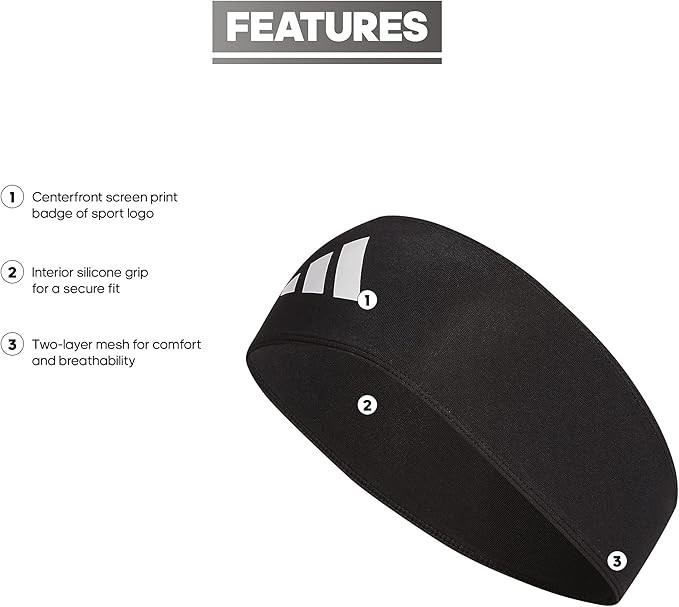 Adidas 3 Piece Bundle Backpack 34oz Water Bottle Alphaskin Headband Retail $107