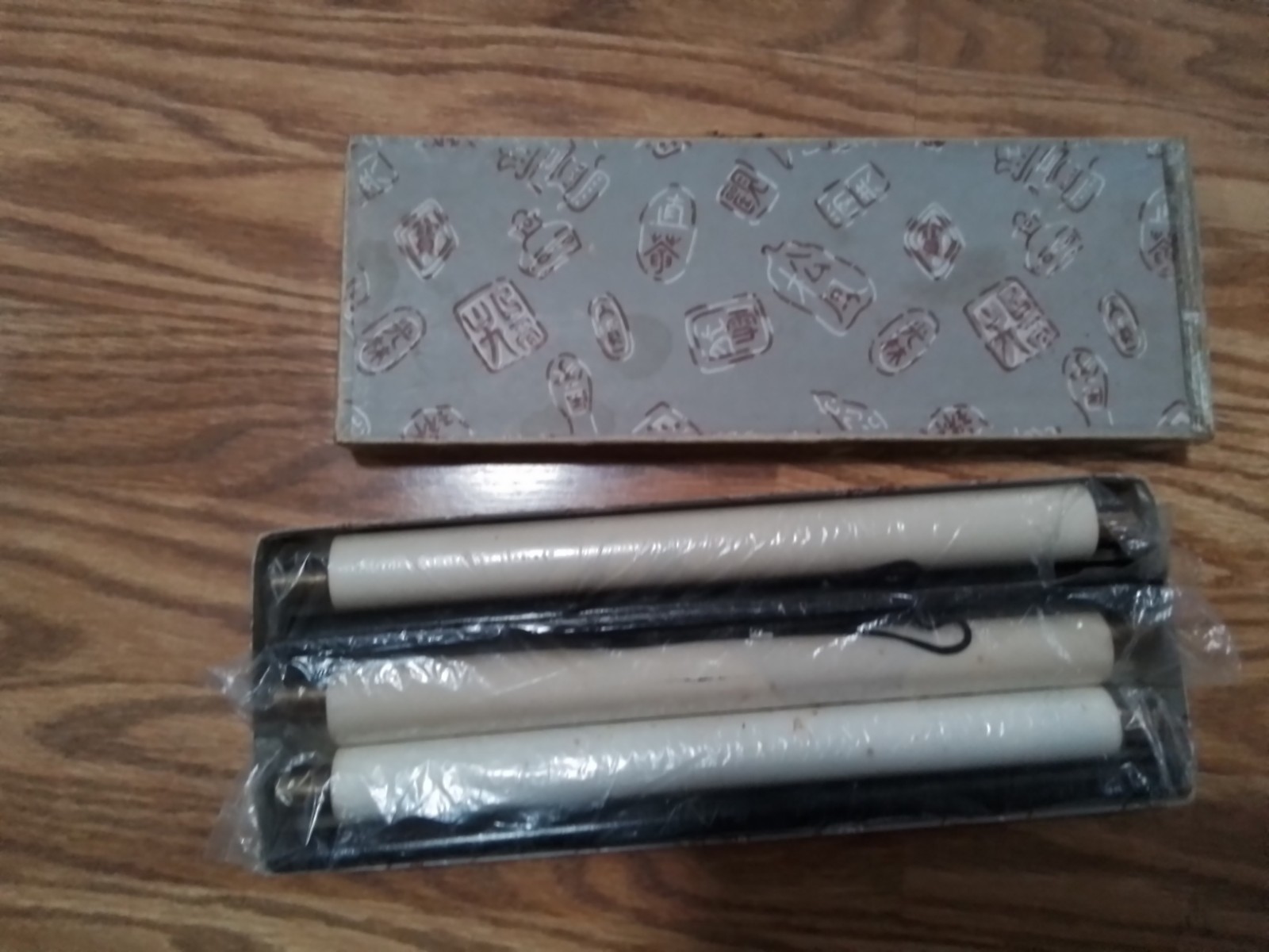 Vintage Japanese Kakejiku Inkwash Paintings 3 Scrolls