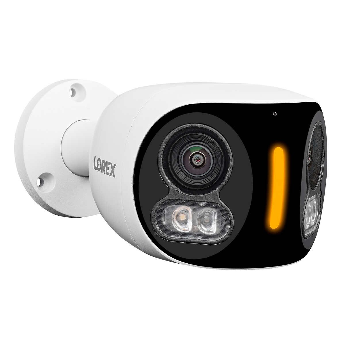 Lorex H20 4K Wired Dual Lens IP Camera Smart Security Lighting Motion Detection