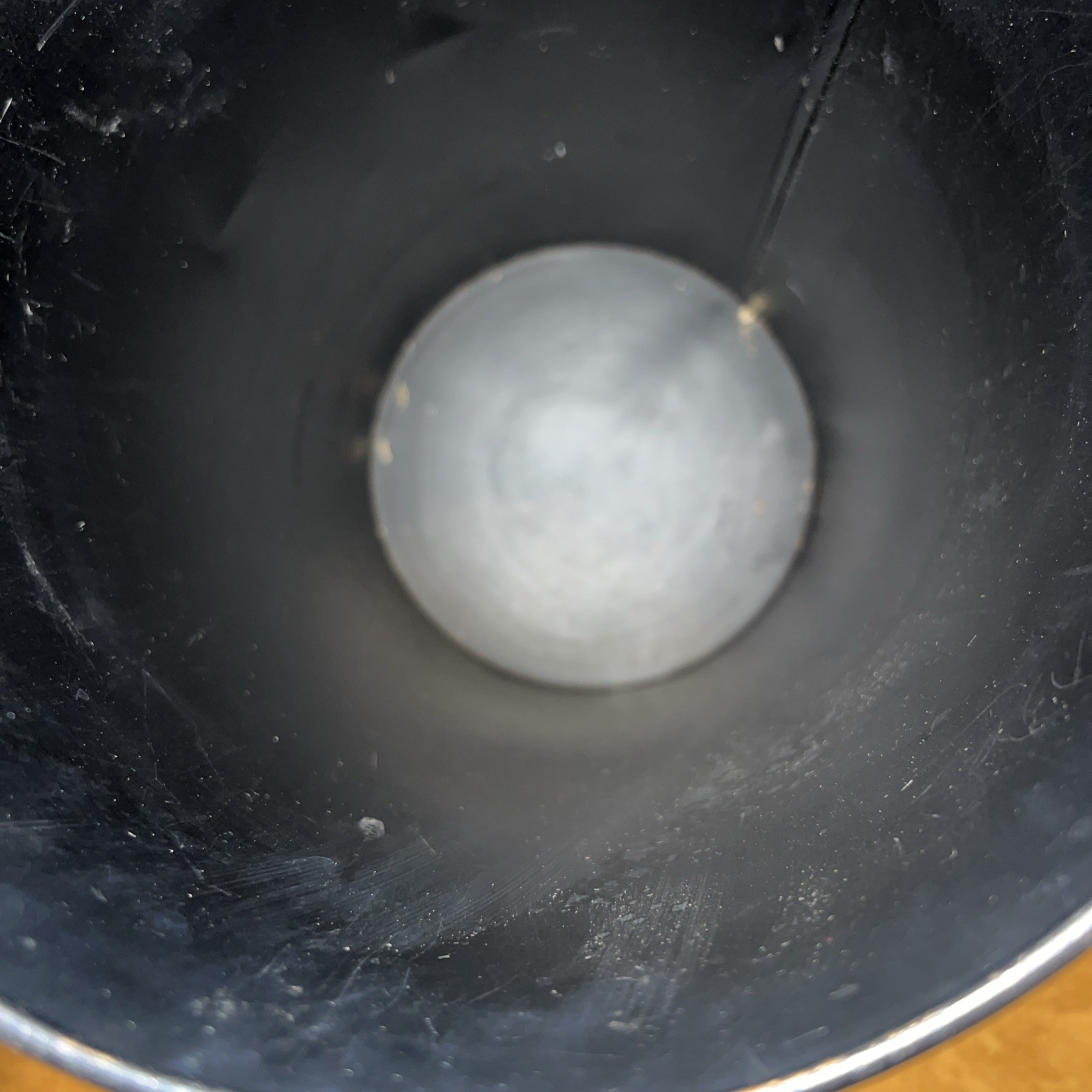 60's Kitchen Recipe MCM Umbrella Stand Black Gold Metal Joseph Phelan Kitschy