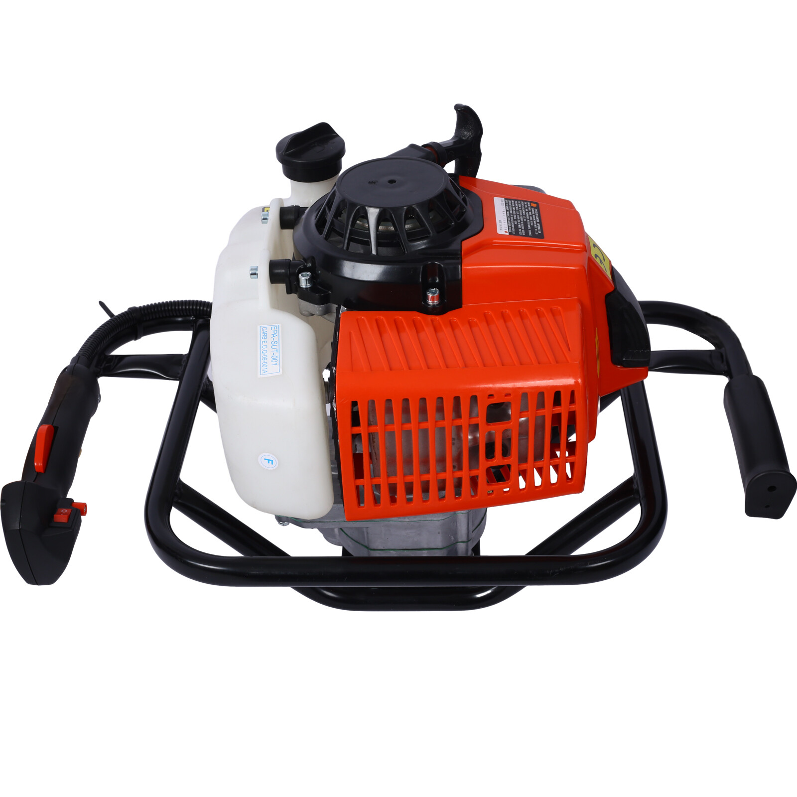 63CC Gas Powered Auger Post Hole Digger with / 6" 10" 12" Earth Auger Drill Bits