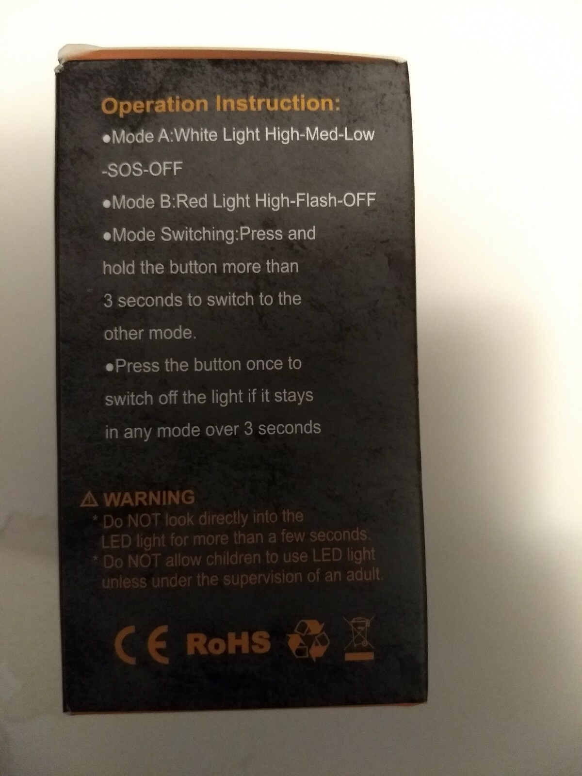 100+ Lumens AA Headlamp, Cree XP-E LED Headlight, White, Camping, Red