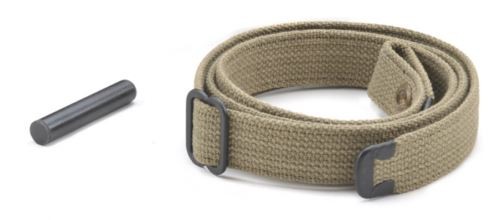 USGI WW2 .30 M1 Carbine Sling and Oiler Khaki