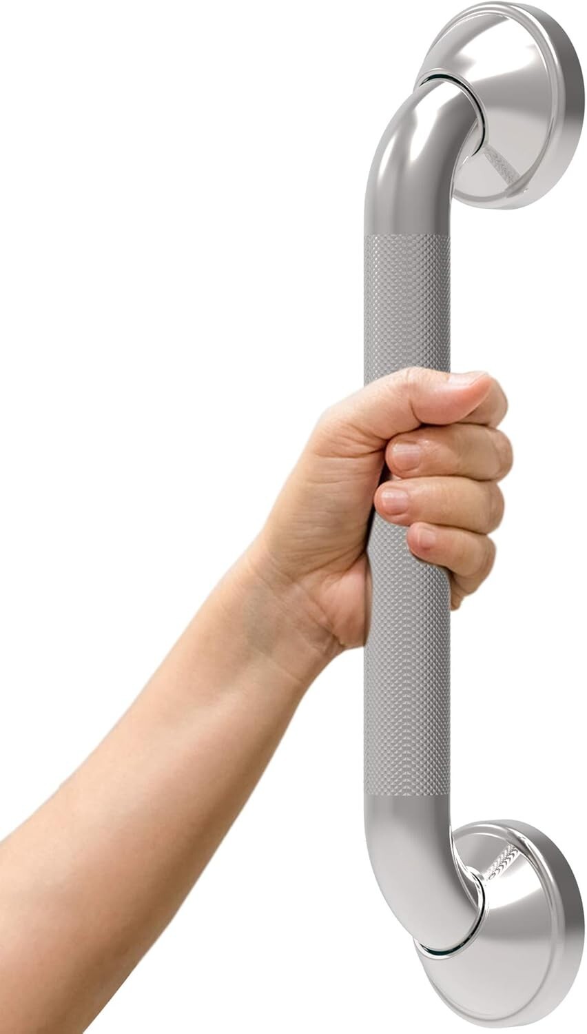 Stainless Steel Bath Safety Grab Bar, ADA Compliant 500lbs Loading Capacity (Chr