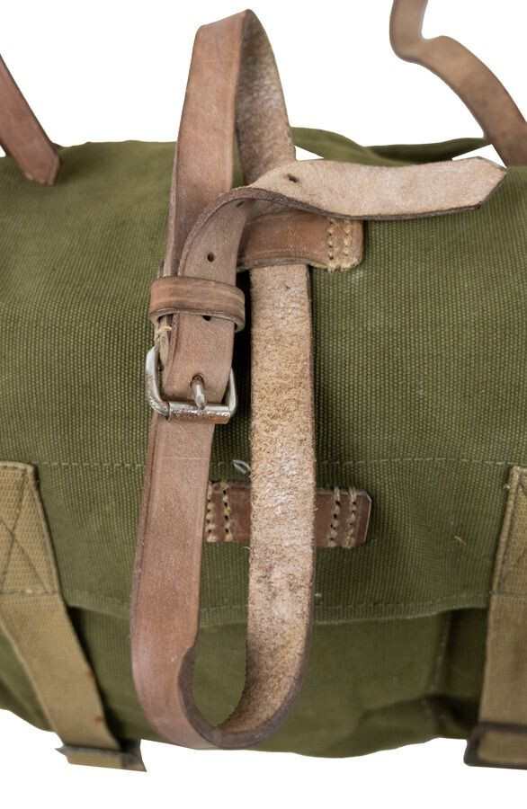 Romanian Military Vintage Canvas Shoulder Bag, Used.