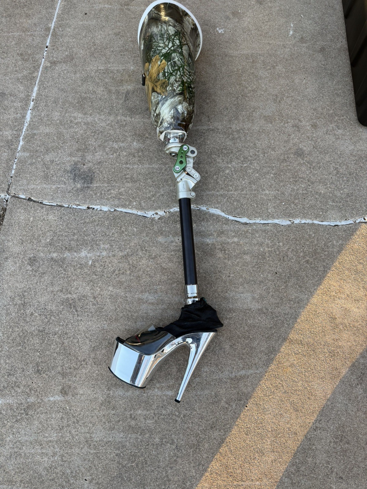 College Park Prosthetic Leg Camouflage Socket REFIT-100-01 TS-50FS Model