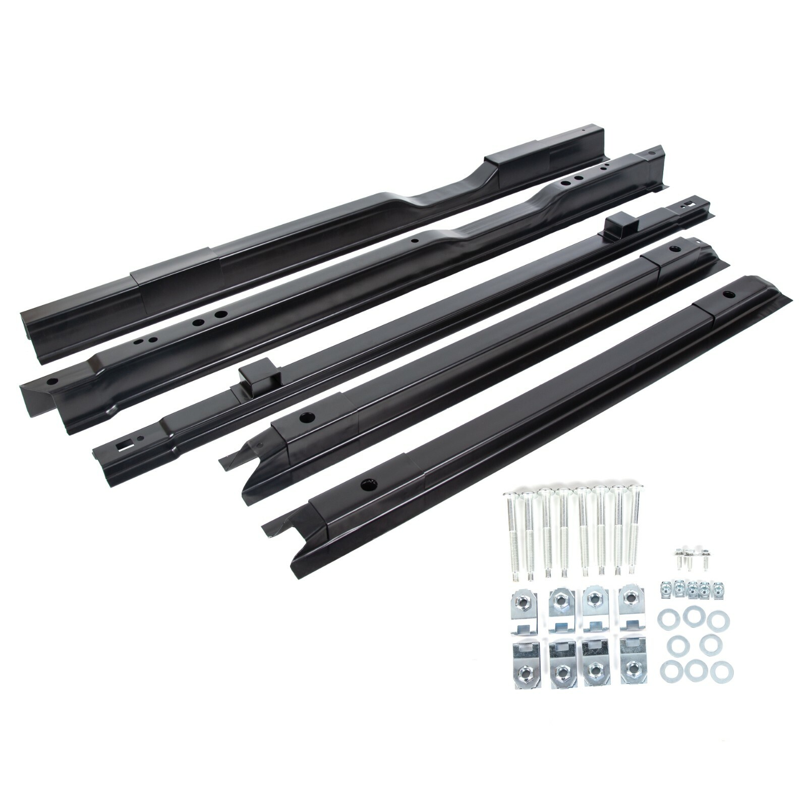 5PC Truck Long Bed Rails Floor Support For 99-18 Ford Super Duty F250 F350 F450