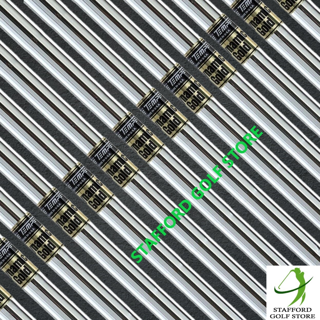 True Temper Dynamic Gold .355" Taper Tip Steel Iron Golf Shaft Set - Choose Flex