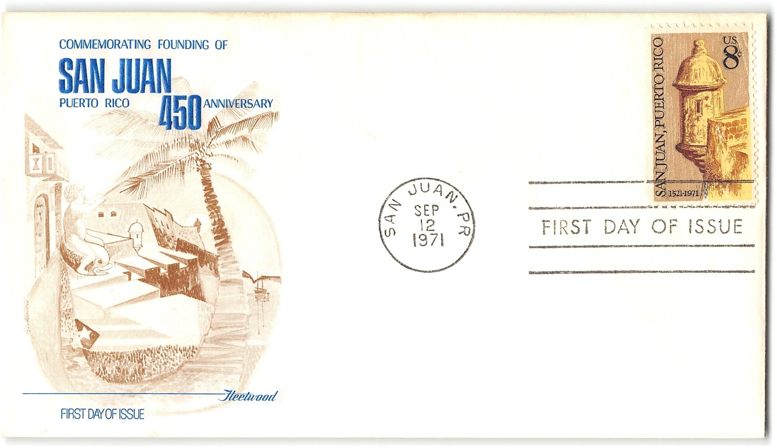 US #1437 FDC, 1971, Fleetwood