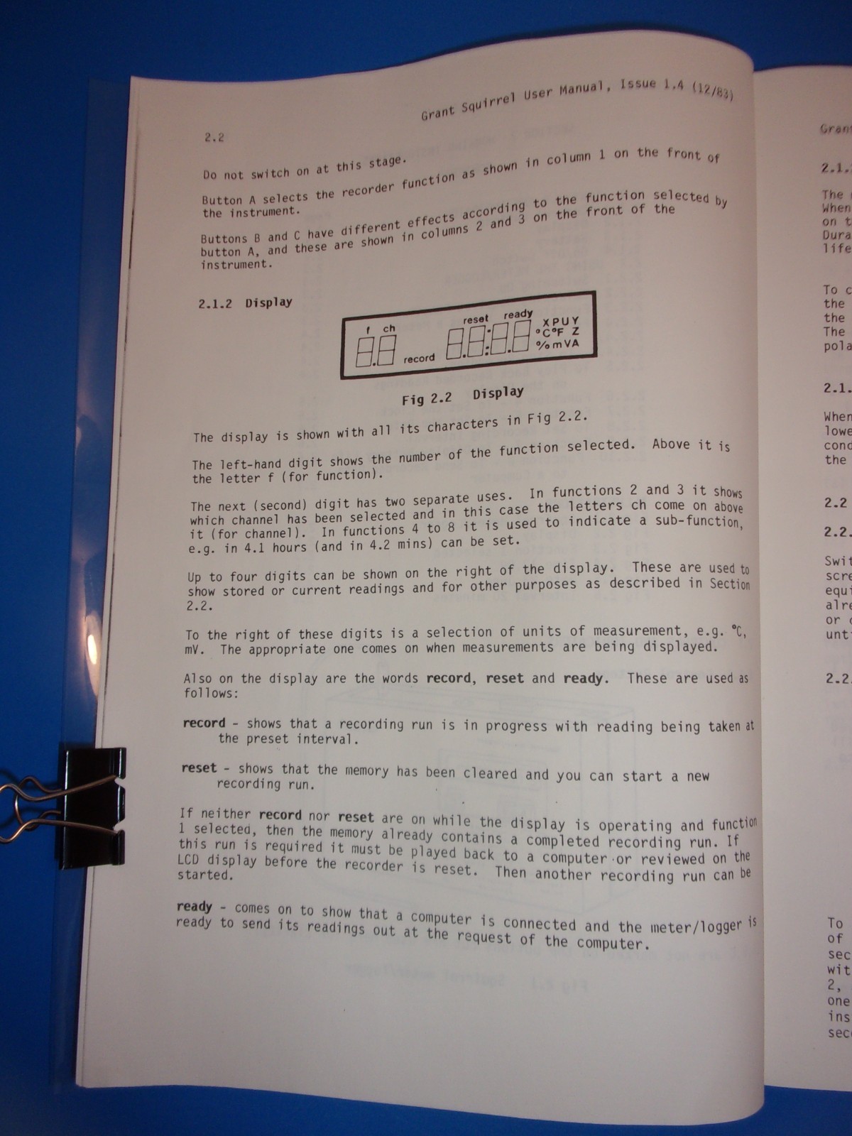 Grant SQ-4K Data Logger 12-BIt Squirrel Meter 0 to 250 C