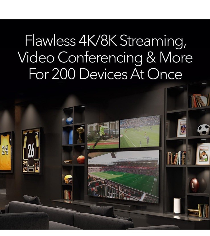 NETGEAR Orbi 970 BE27000 27Gbps Quad-Band Mesh Wi-Fi 7 System - 3 Pack - NEW