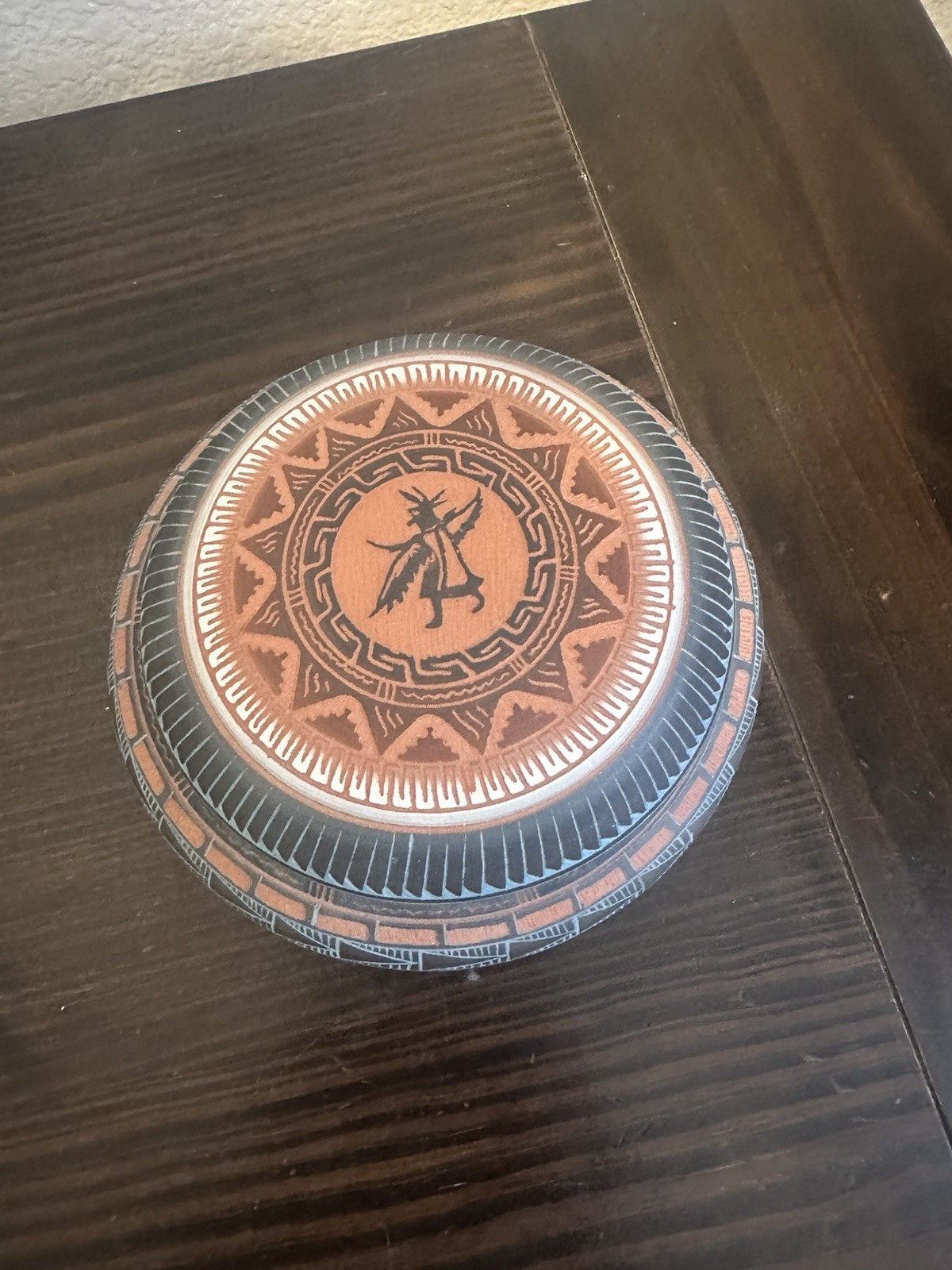 Navajo Seed Jar With Lid Us Native Signed D Thompson