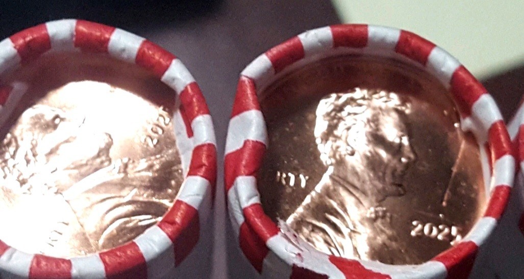 2025 P and 2025 D Lincoln Cent Penny BU-2 Sealed Rolls of 50 Pennies Each☆