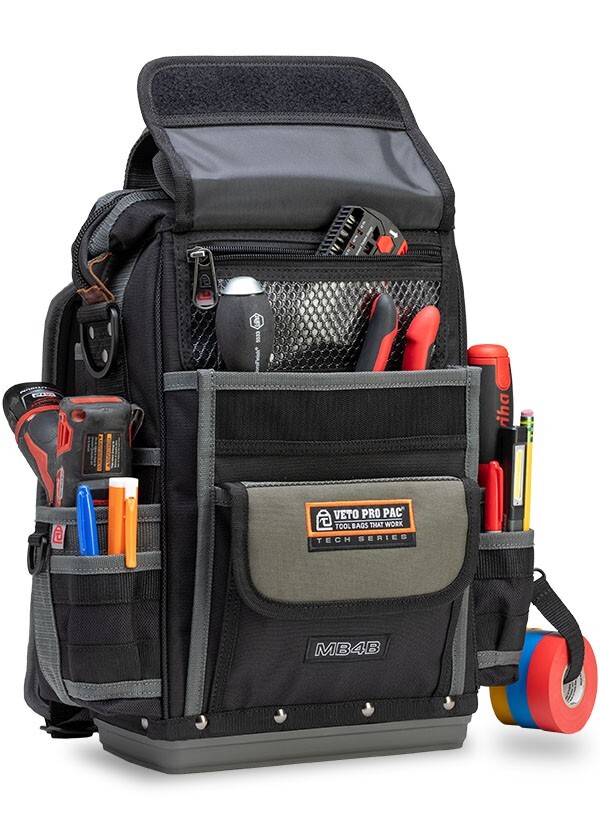 Veto Pro Pac MB4B Gatemouth Meter Bag with Base and Removable Backpack Straps