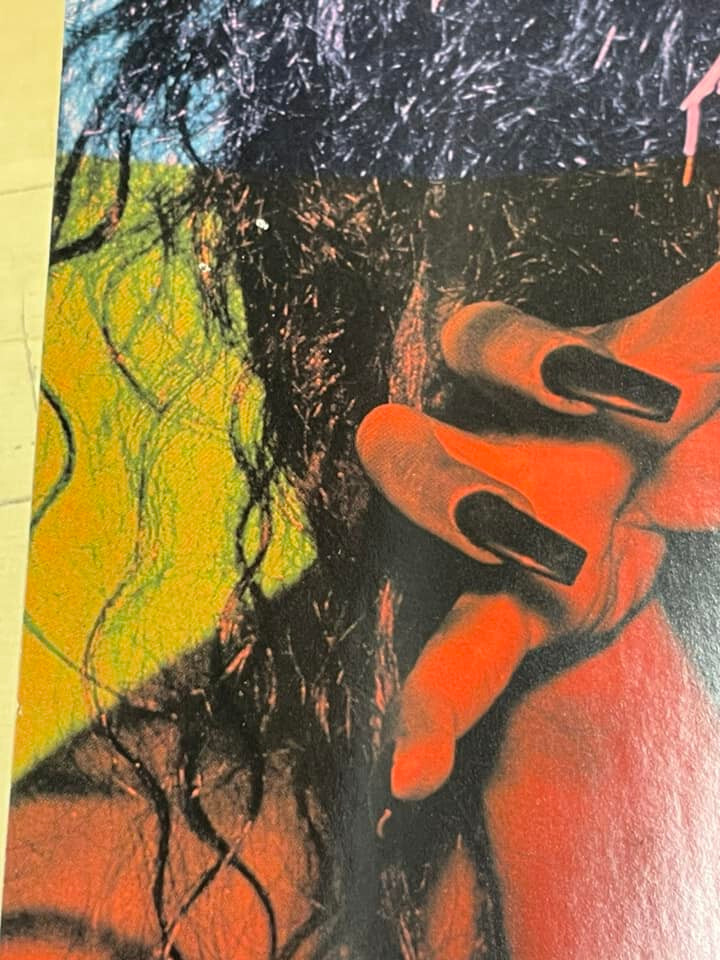 Vintage 1988 Poison Promo Poster 12" x 12" Open Up and Say Ahh! Uncensored