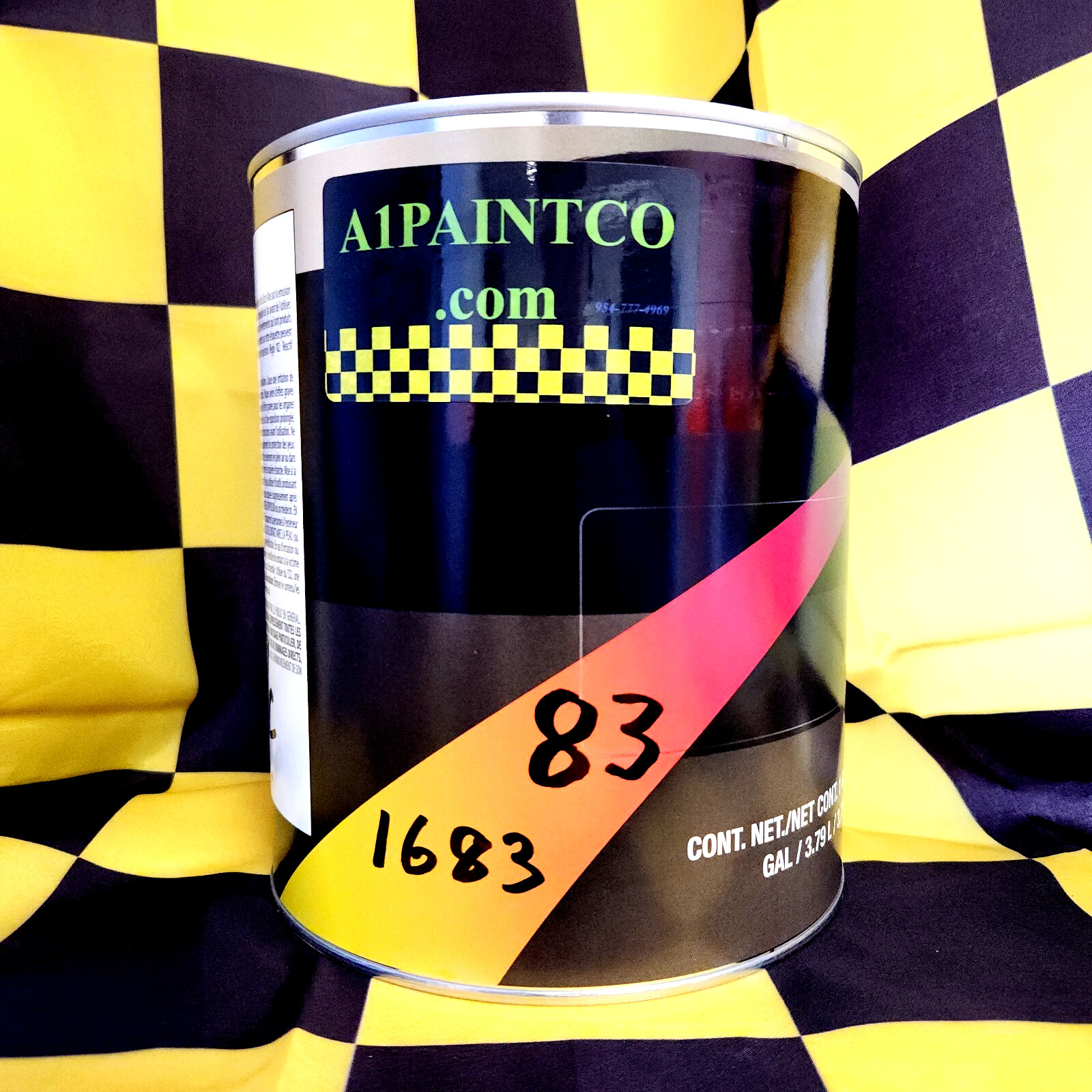 Black Basecoat Toner A1PAINTCO® Approved replaces PPG Deltron DMD1683 -GALLON