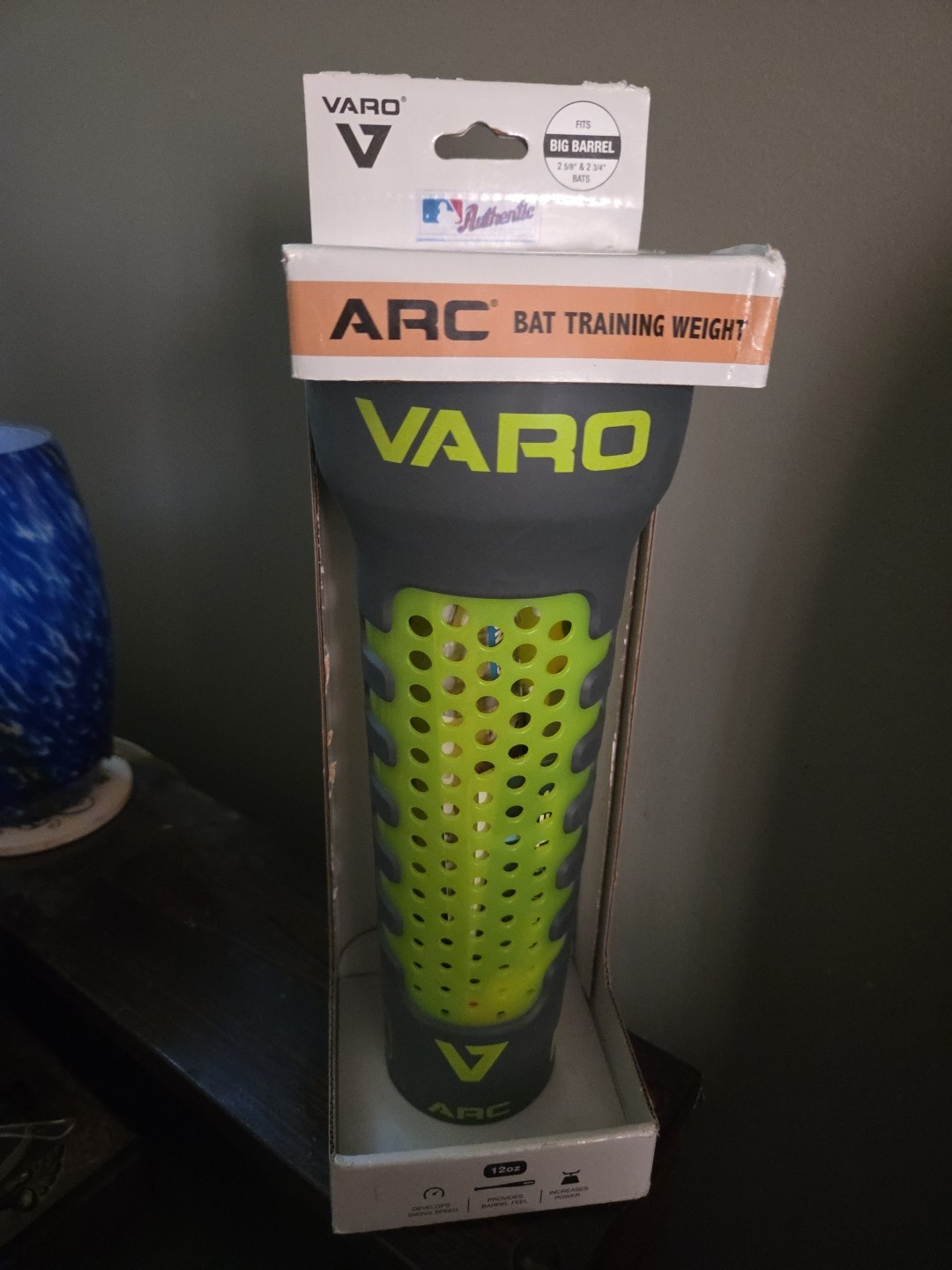Varo ARC Bat 12oz Training Weight for Baseball . Fits Barrels  2  5/8  & 2  3/4.