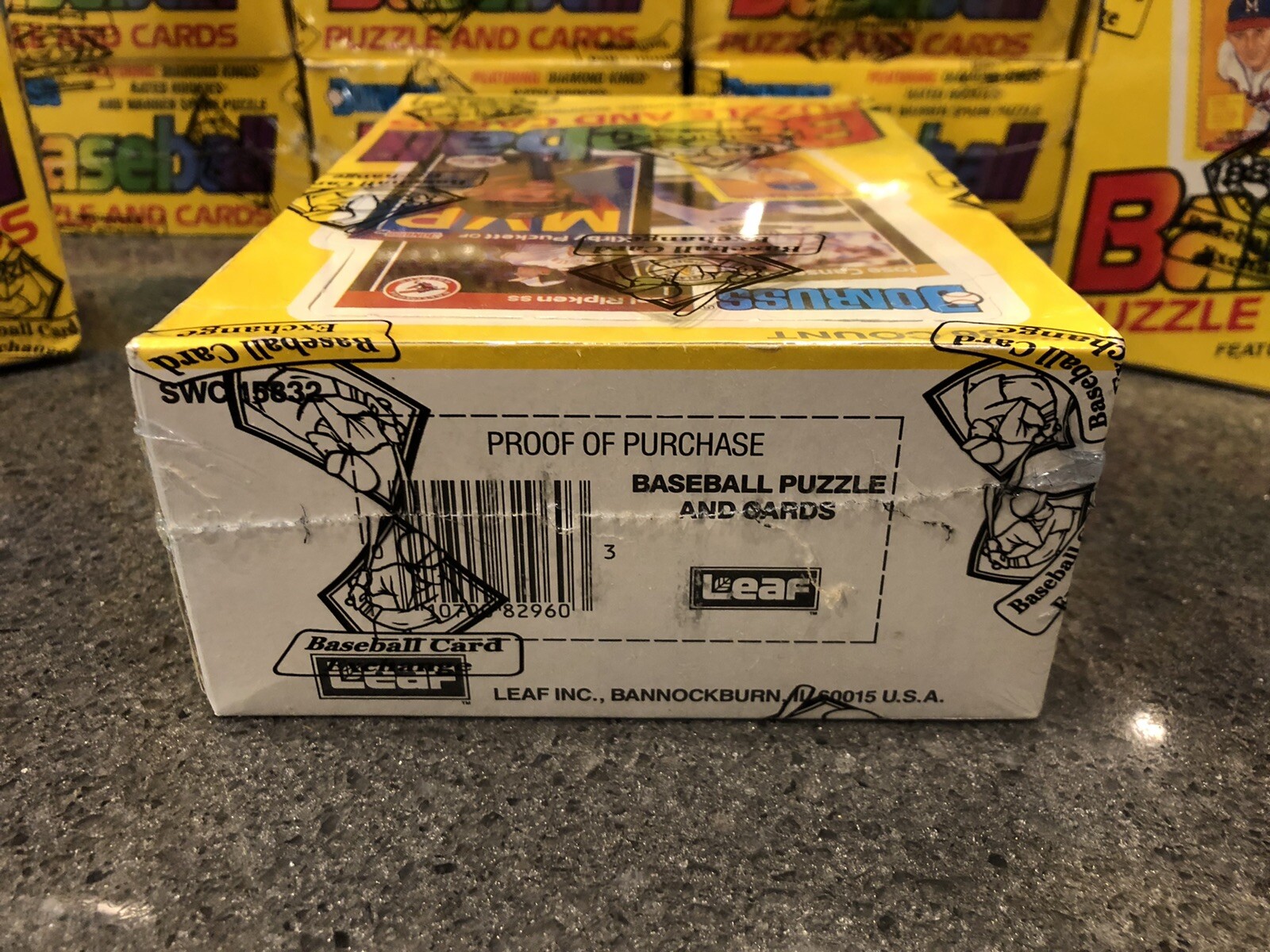 1989 Donruss BBCE FASC (From A Sealed Case) Box, 36 Packs, Possible Ken Griffey