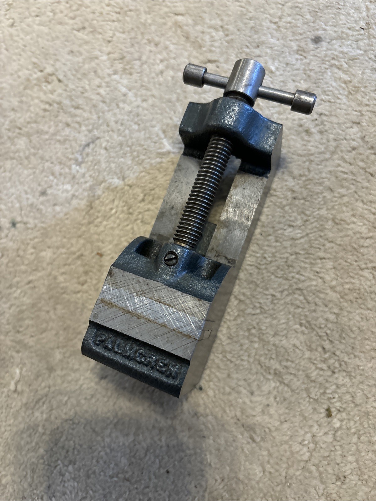 Palmgren Baby Vise  Machinist Drill Press Vise 1-1/2” Jaws Excellent Condition