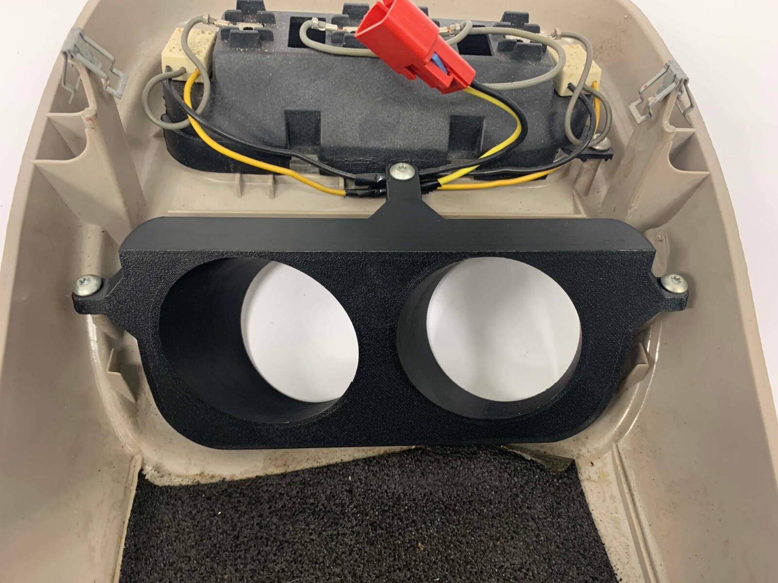 Ram 94-97 Map Light Double Gauge Pod Angled