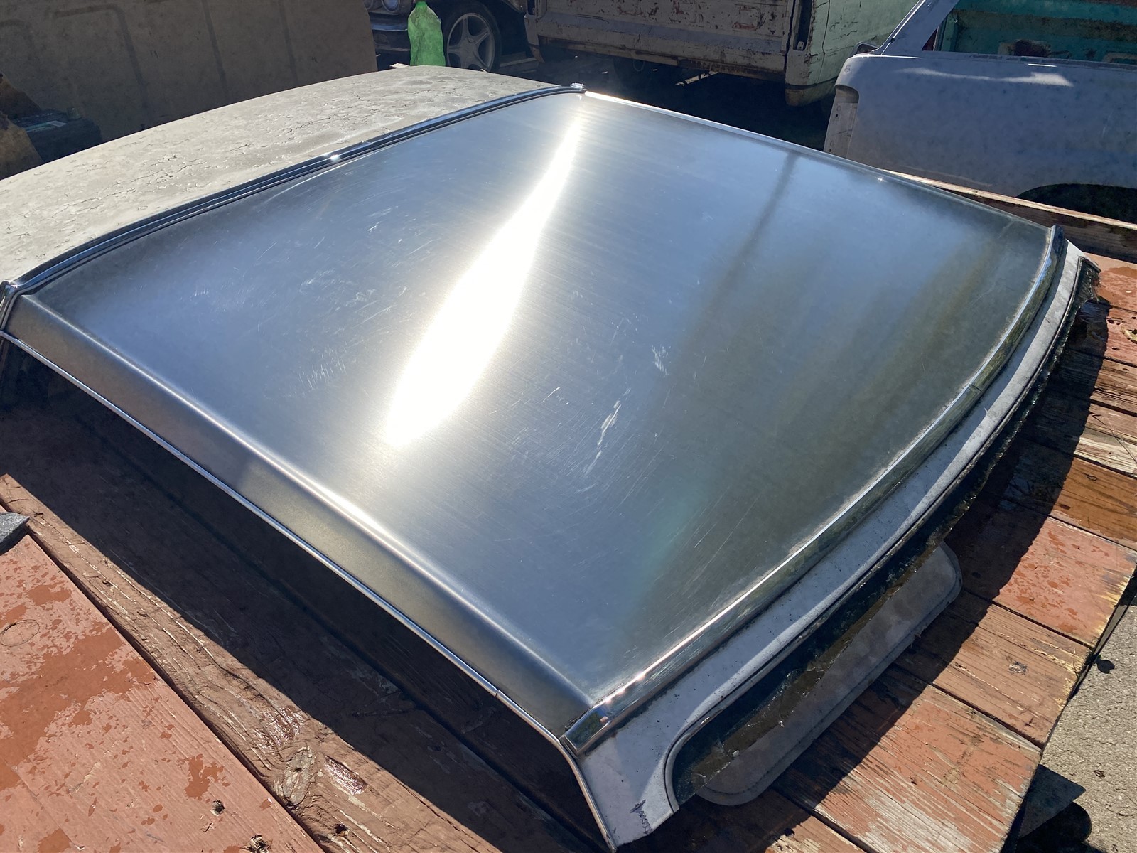 1979 -1985 Cadillac Eldorado Biarritz Stainless Steel Roof Cut Panel OEM Trim