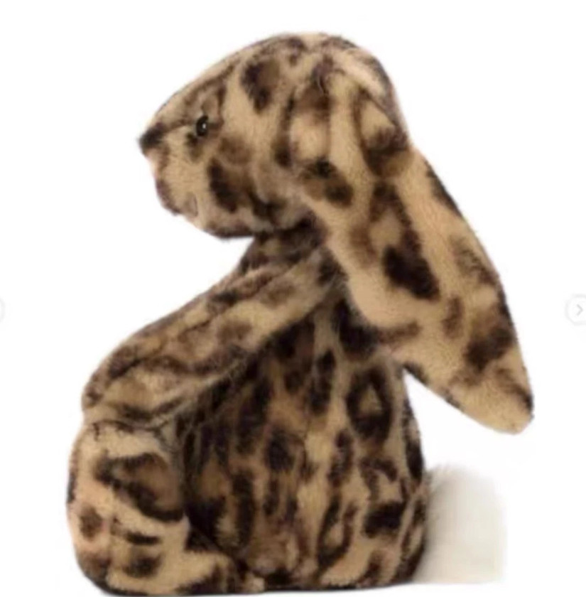Jellycat Cobblehop Leopard Bunny Plush Toy Doll Soft Stuffed Gifts With Dust Bag