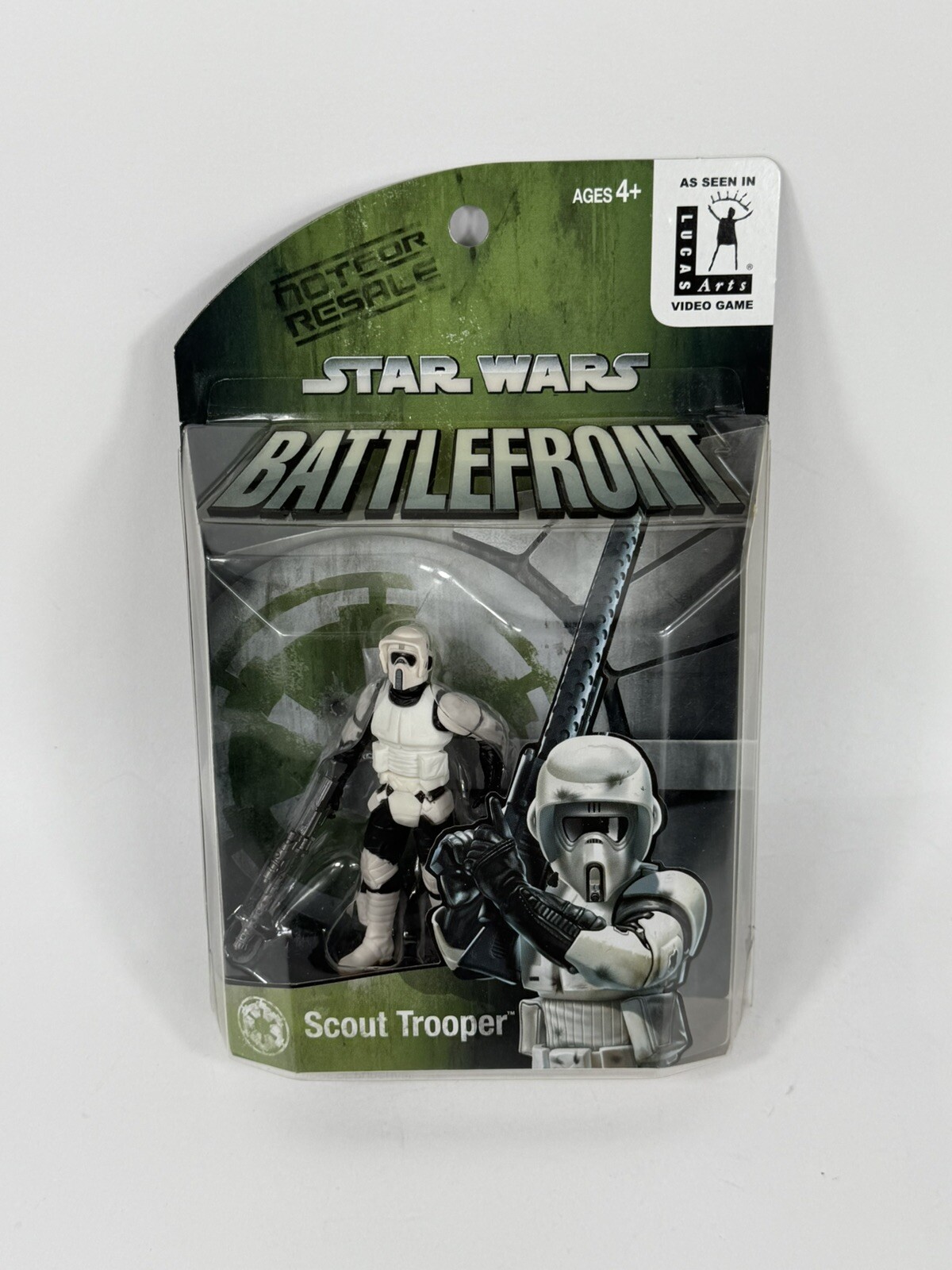STAR WARS SCOUT TROOPER BATTLEFRONT GAME STOP EXCLUSIVE Figure MOC