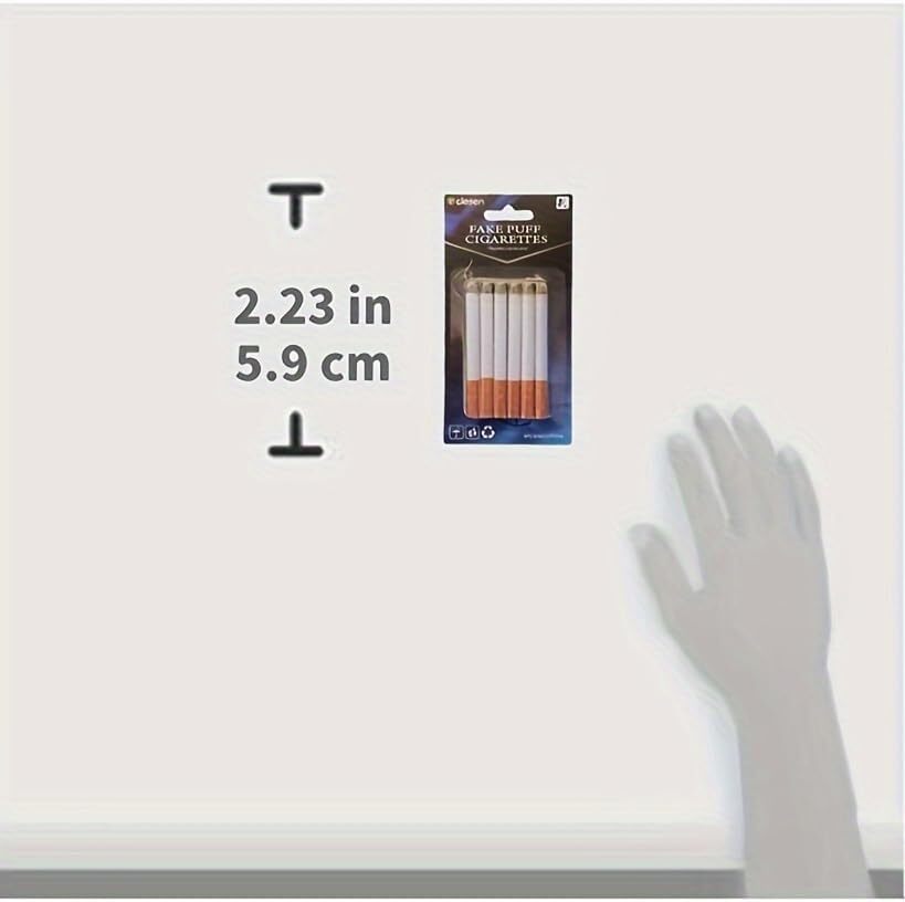 Fake Cigarettes,3.25 Inch Fake Puff Cigarettes(Pack of 6), Faux Cigs with a Real