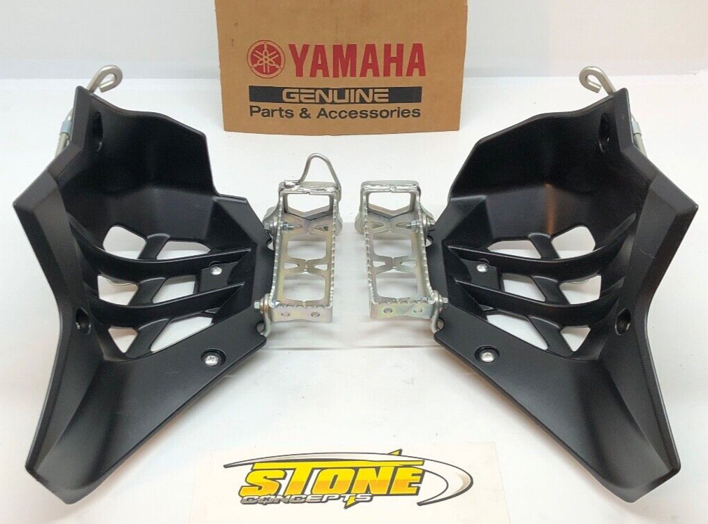 NEW TAKE OFF YAMAHA YFZ450R FOOT PEGS HEEL GUARDS 2014-2025-2016 14-15-16 20 25