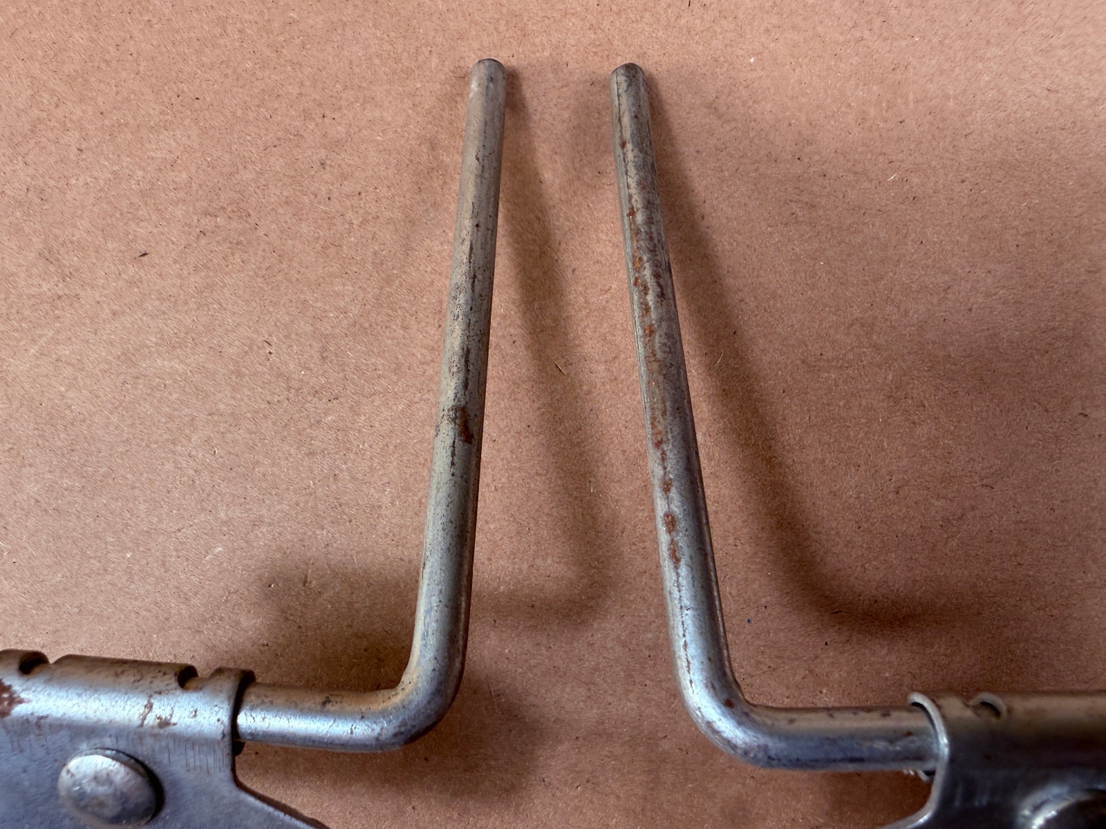 Pair Used Baldor Compatable Bench Grinder Eye Shield 4" X 3-1/4” w/ Bracket