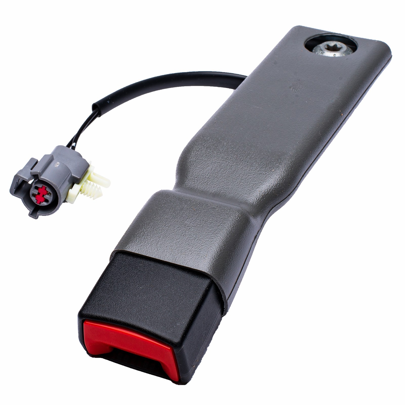 OEM NEW Front Left Driver Seat Belt Buckle Gray 99-07 Ford F250 F350 Super Duty