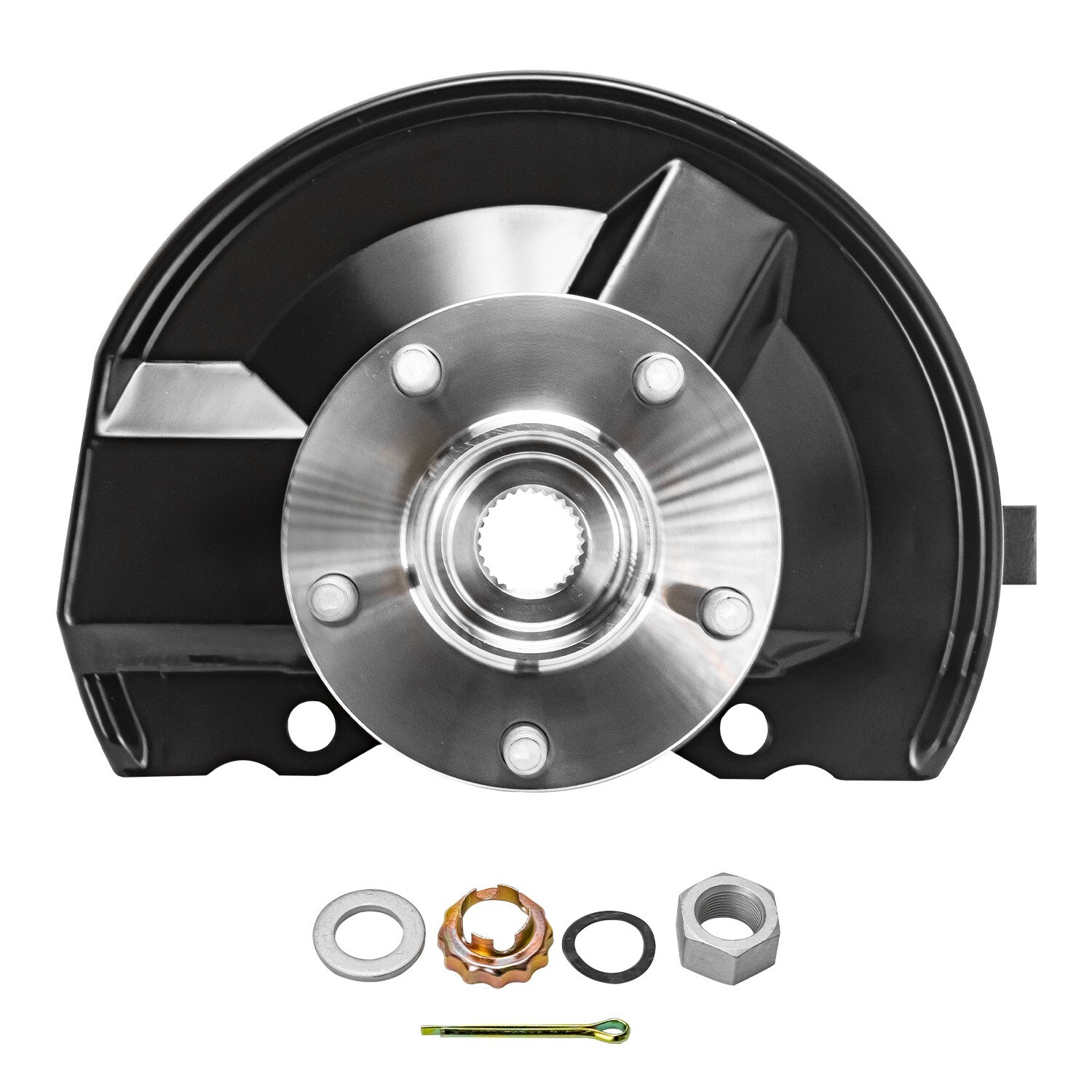 Front Left Steering Knuckle+Wheel Hub Bearing for 2007-2017 Jeep Patriot Compass