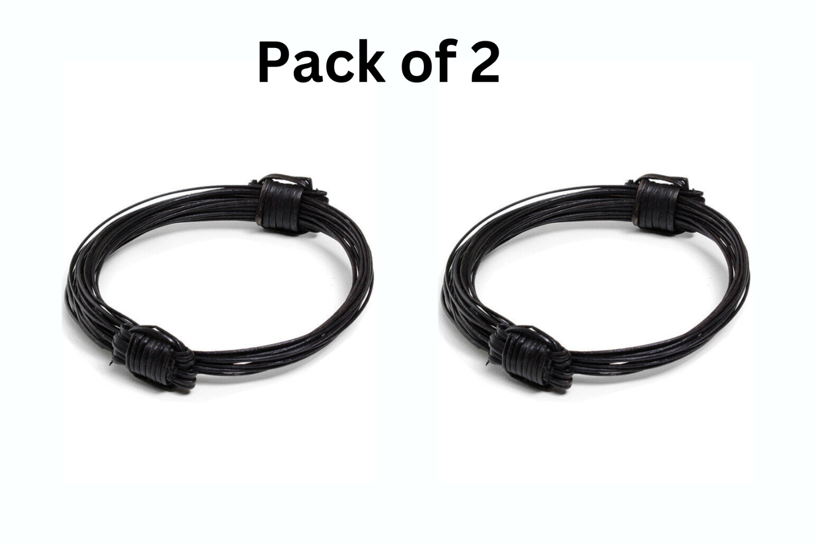 2 Handmade African Faux Elephant Hair Bracelets - Eco-Friendly Plant Fiber Kenya