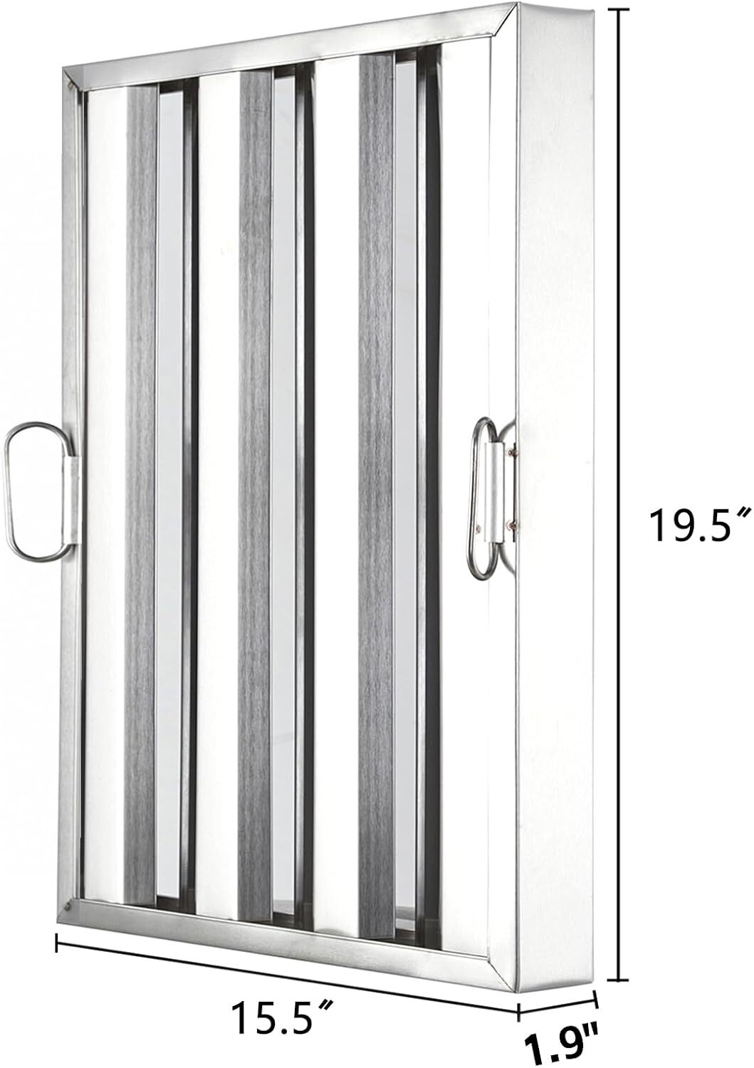 6 Pack Commercial Kitchen Exhaust Hood Filters 5 Grooves Range Hood Filters