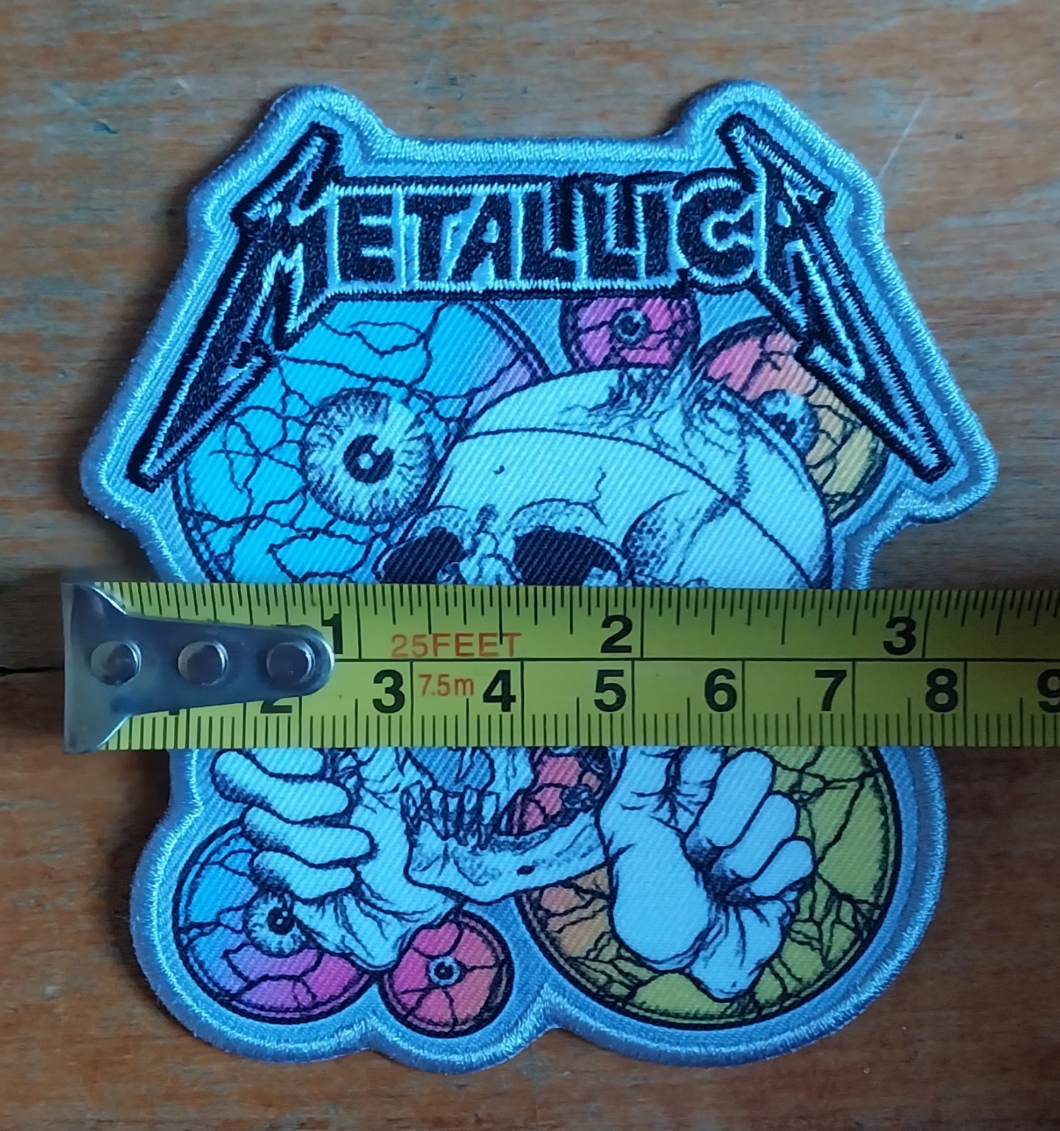 METALLICA Shortest Straw Licensed Heavy Metal Band Iron On Battle Jacket PATCH