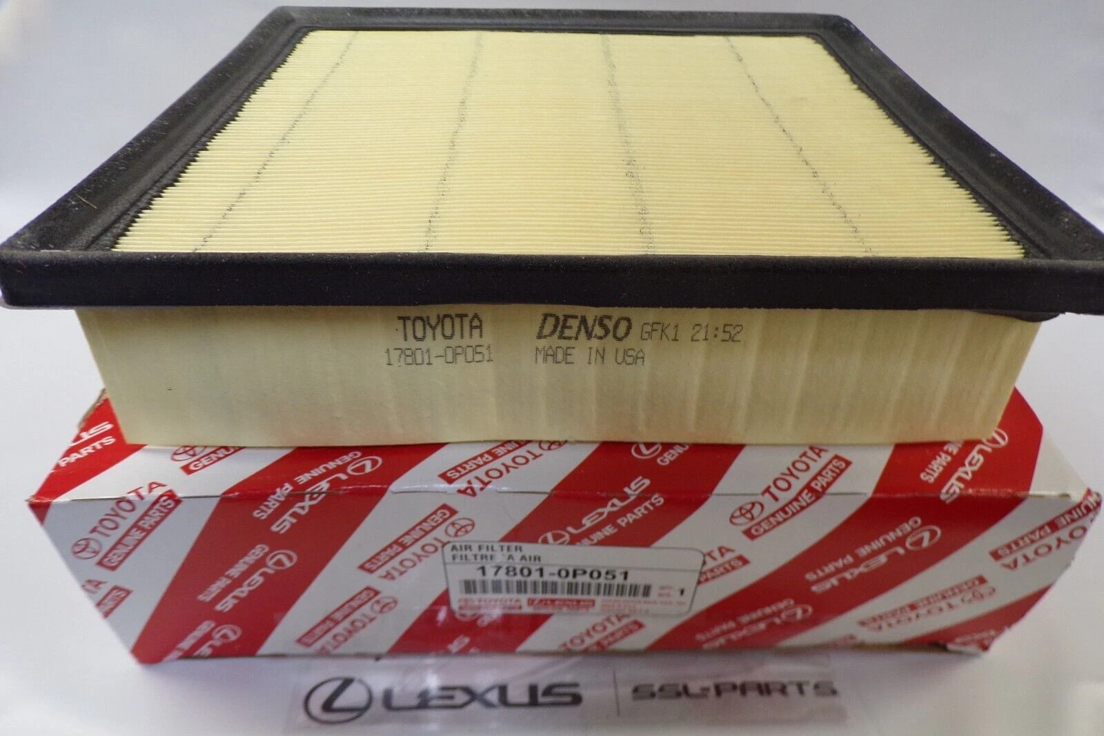 Lexus RX350 (2010-2022) OEM Genuine FACTORY ENGINE AIR FILTER 17801-0P051