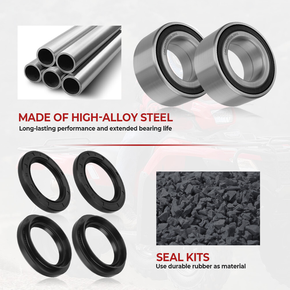 Front Wheel Bearings Seals Kit for Honda TRX500FA/FGA/FPA Foreman Rubicon 500