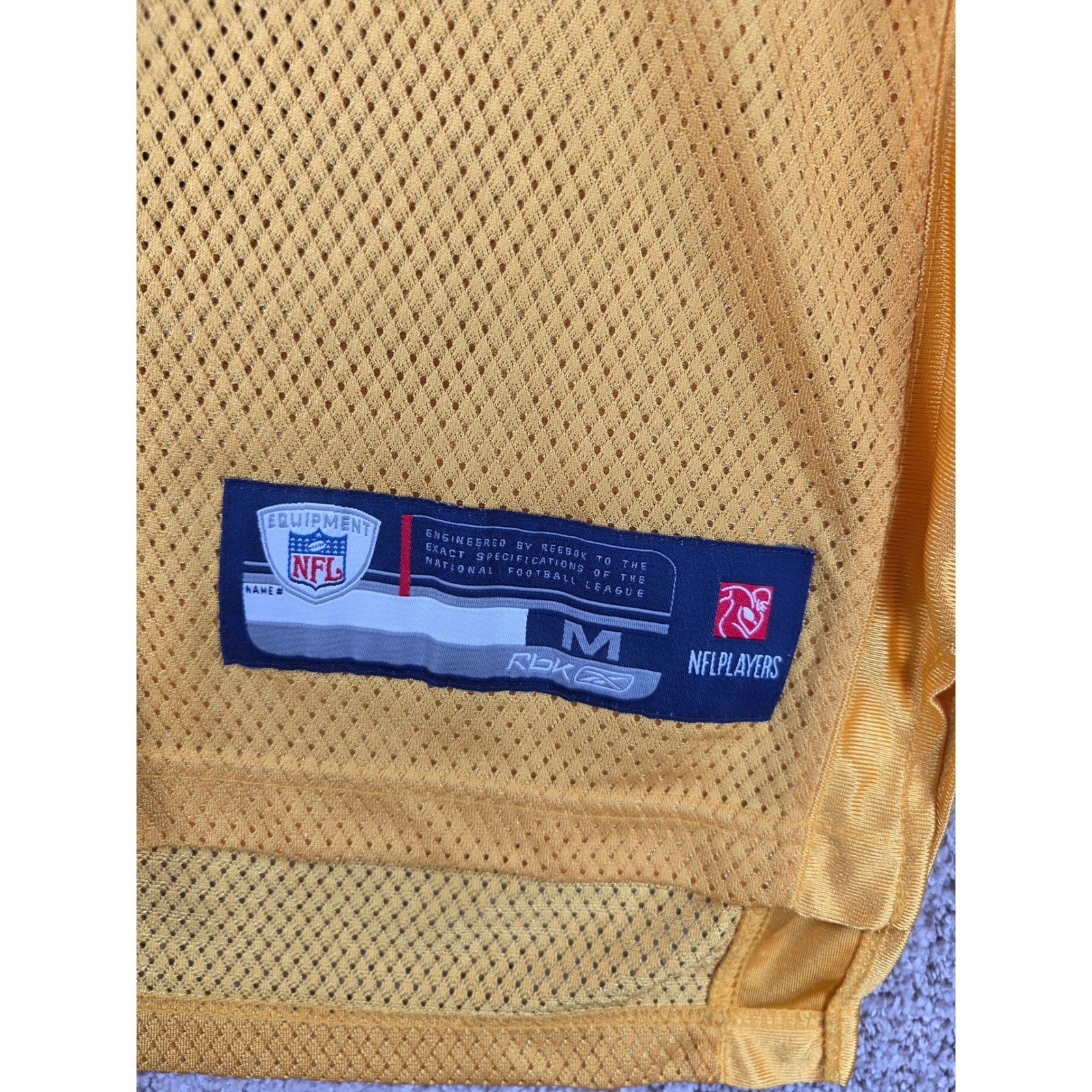 Reebok Brian Westbrook Philadelphia Eagles Jersey Mens Medium Yellow Throwback