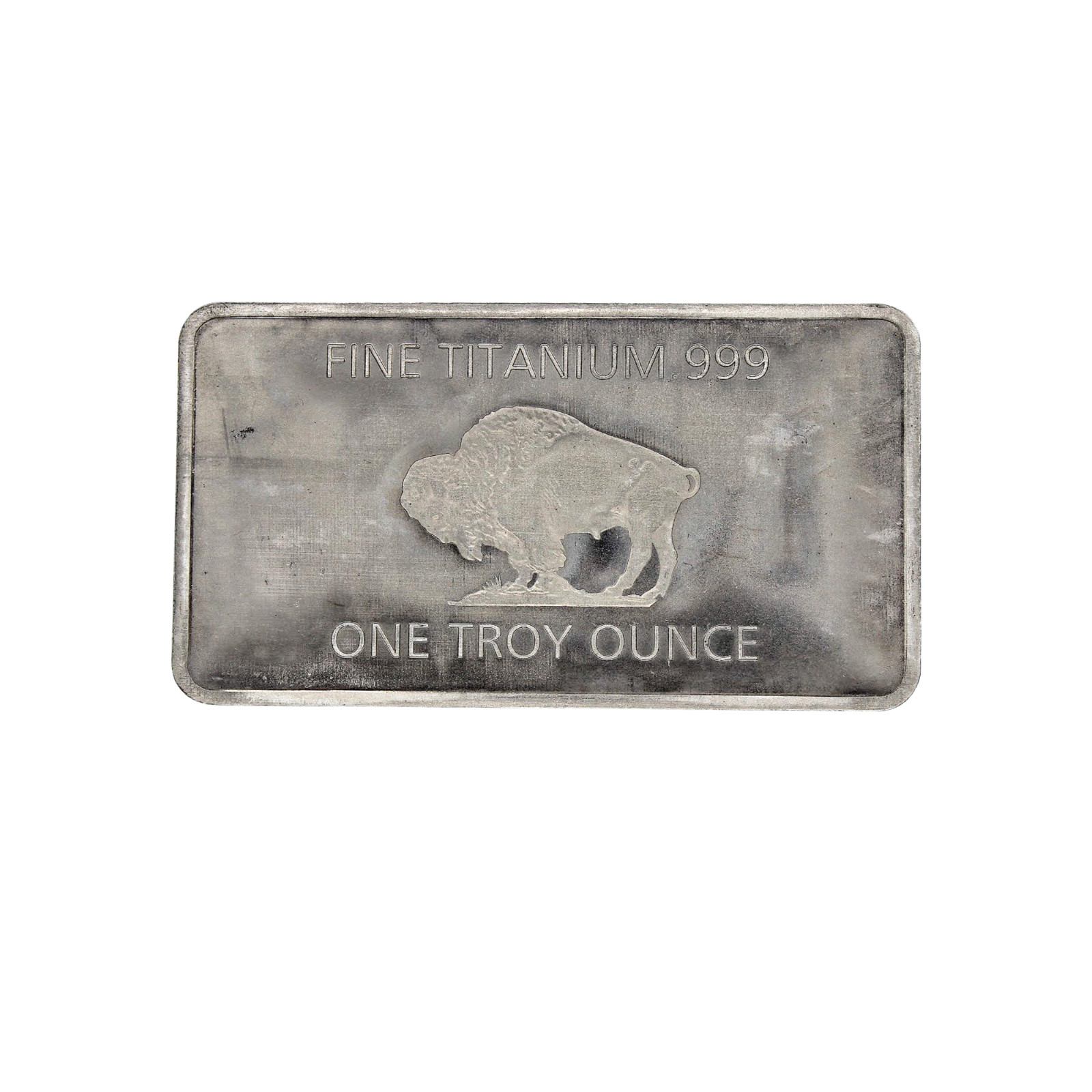 1 OUNCE OZ 999 Fine SOLID TITANIUM Precious Metal Buffalo Bar INGOT Bullion OZT