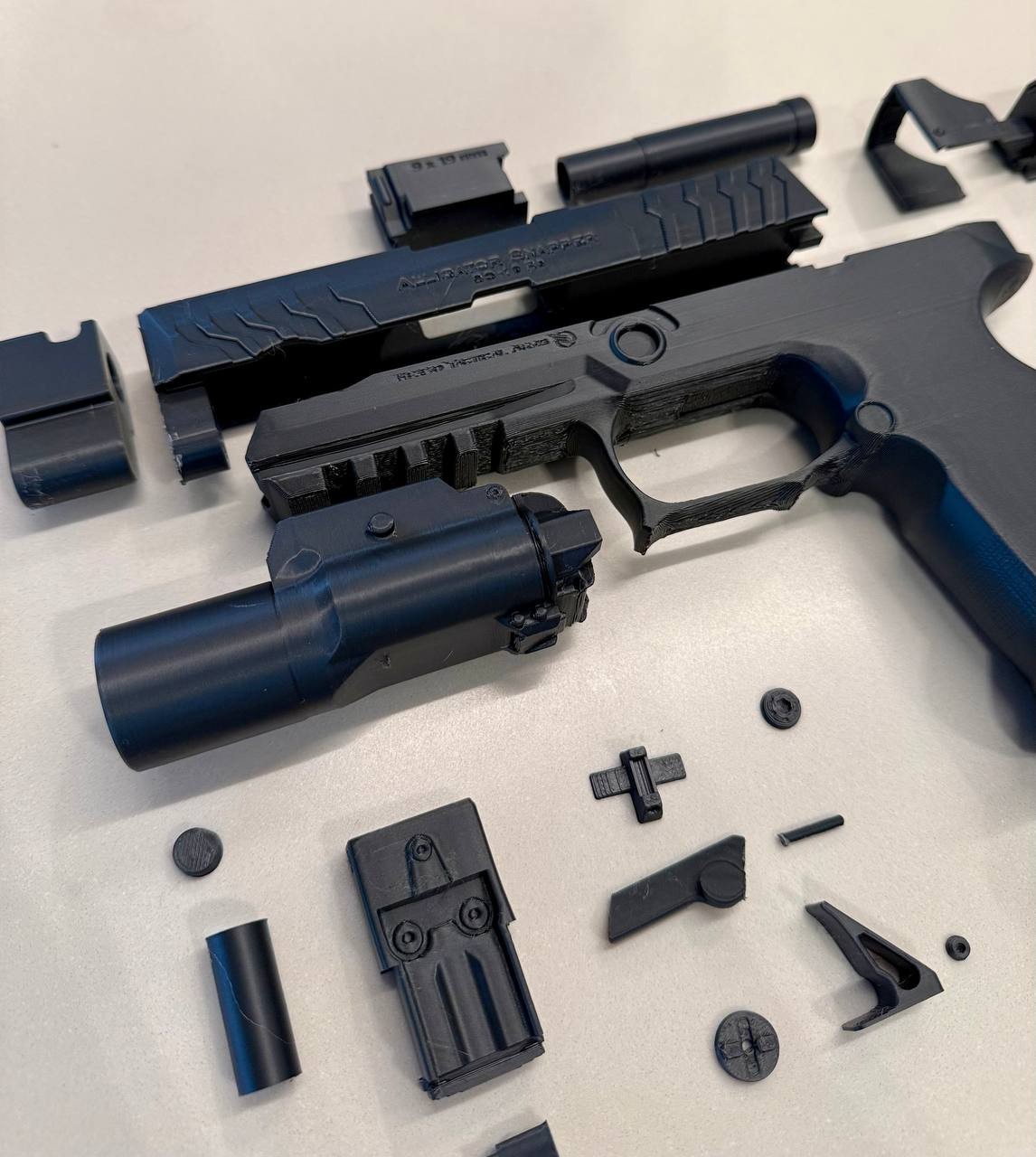 Alligator Snapper Pistol Resident Evil Requiem Cosplay Prop 3D Printed Kit