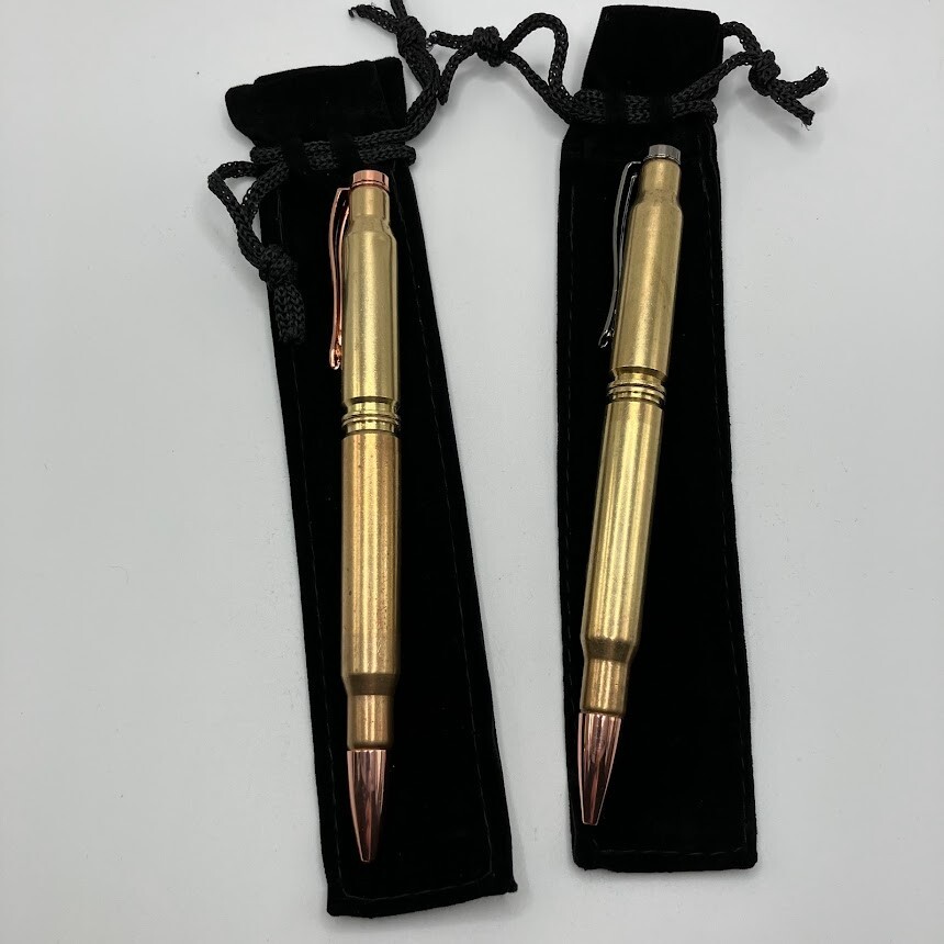 Bullet Casing Twist Pen - Made with real Bullets