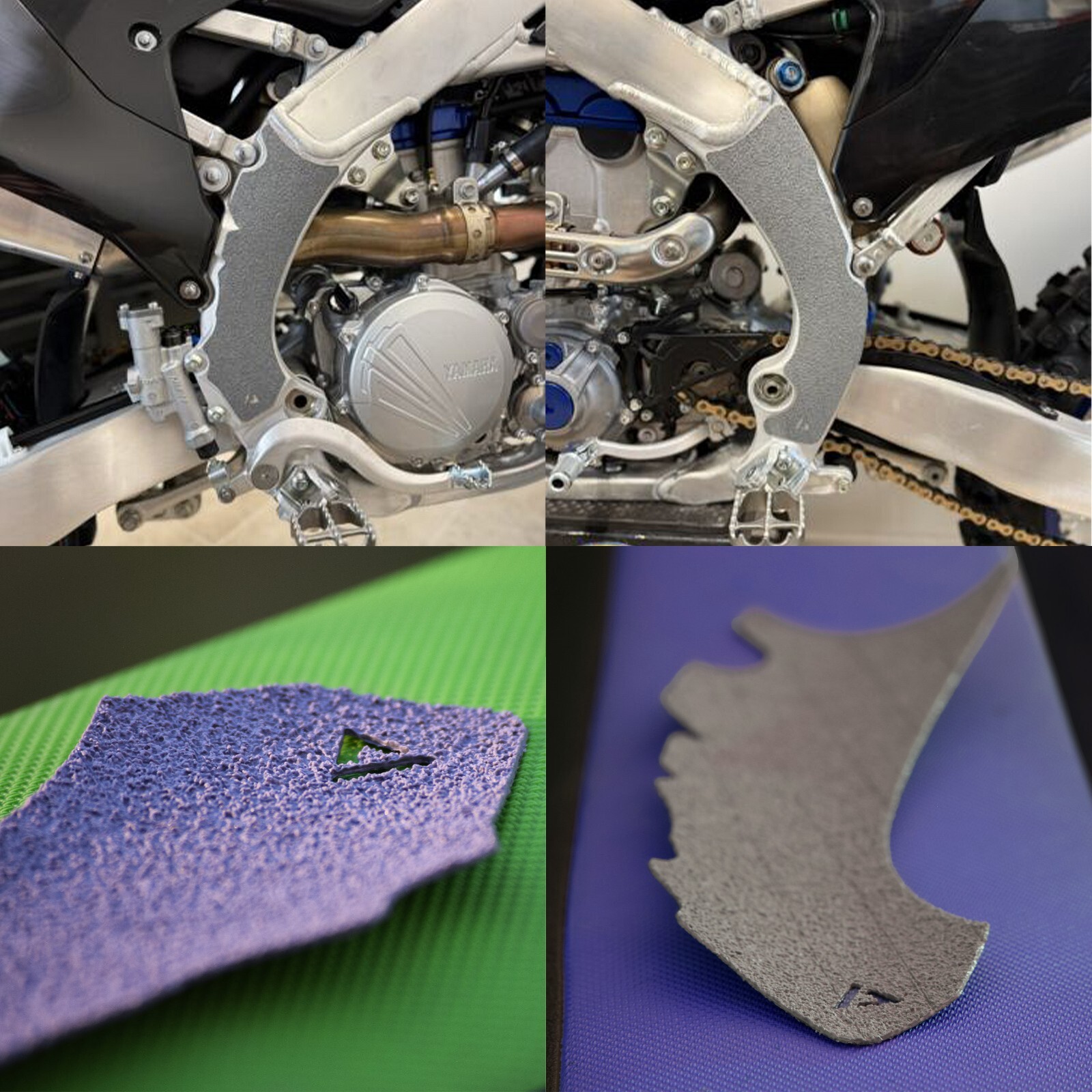 19 - 2025 YZ250F / 18 - 2025 YZ450F Yamaha Rubberized Frame Grip Tape (2 Pairs)