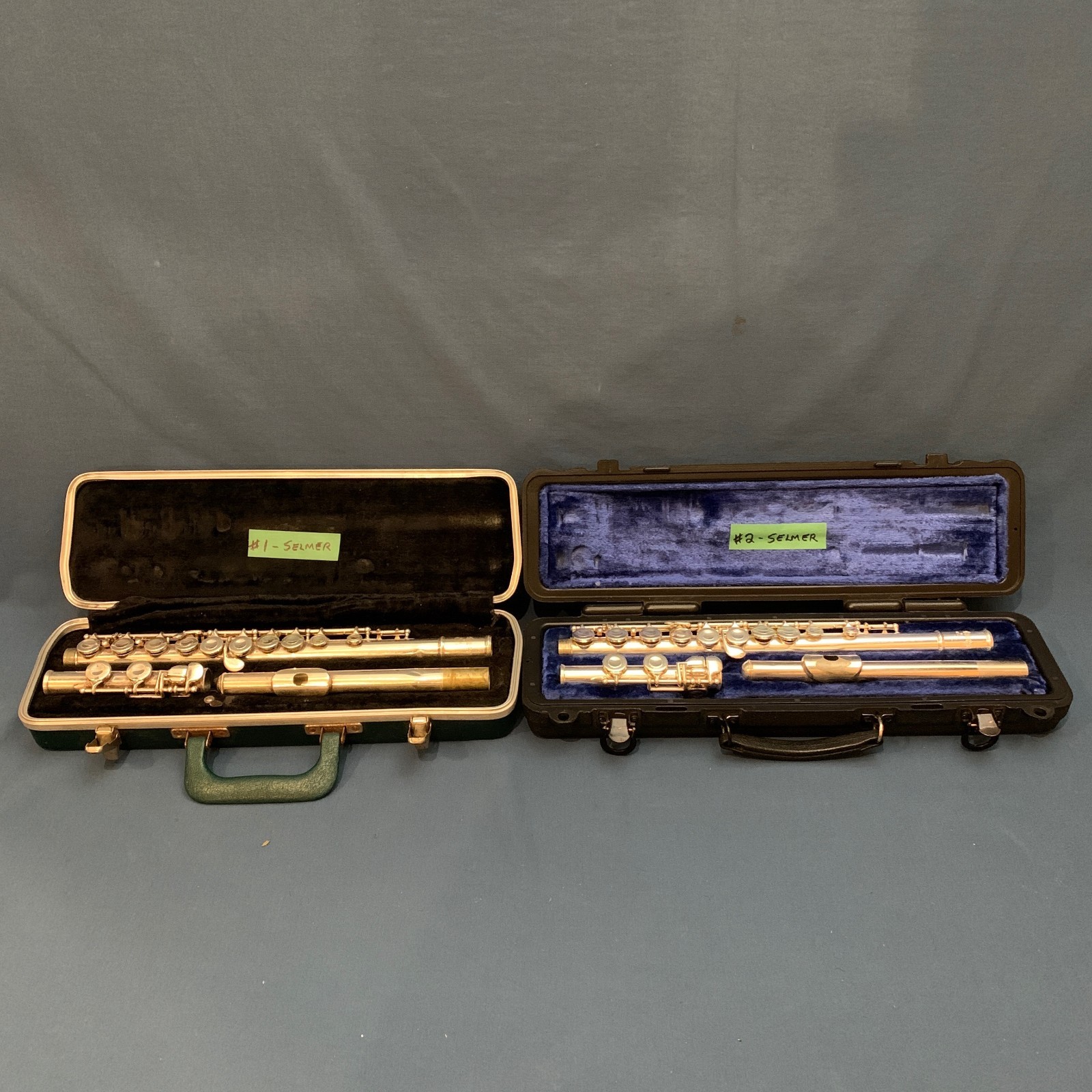 2 Selmer Closed Hole Flutes for Restoration FL300 + Selmer Flute